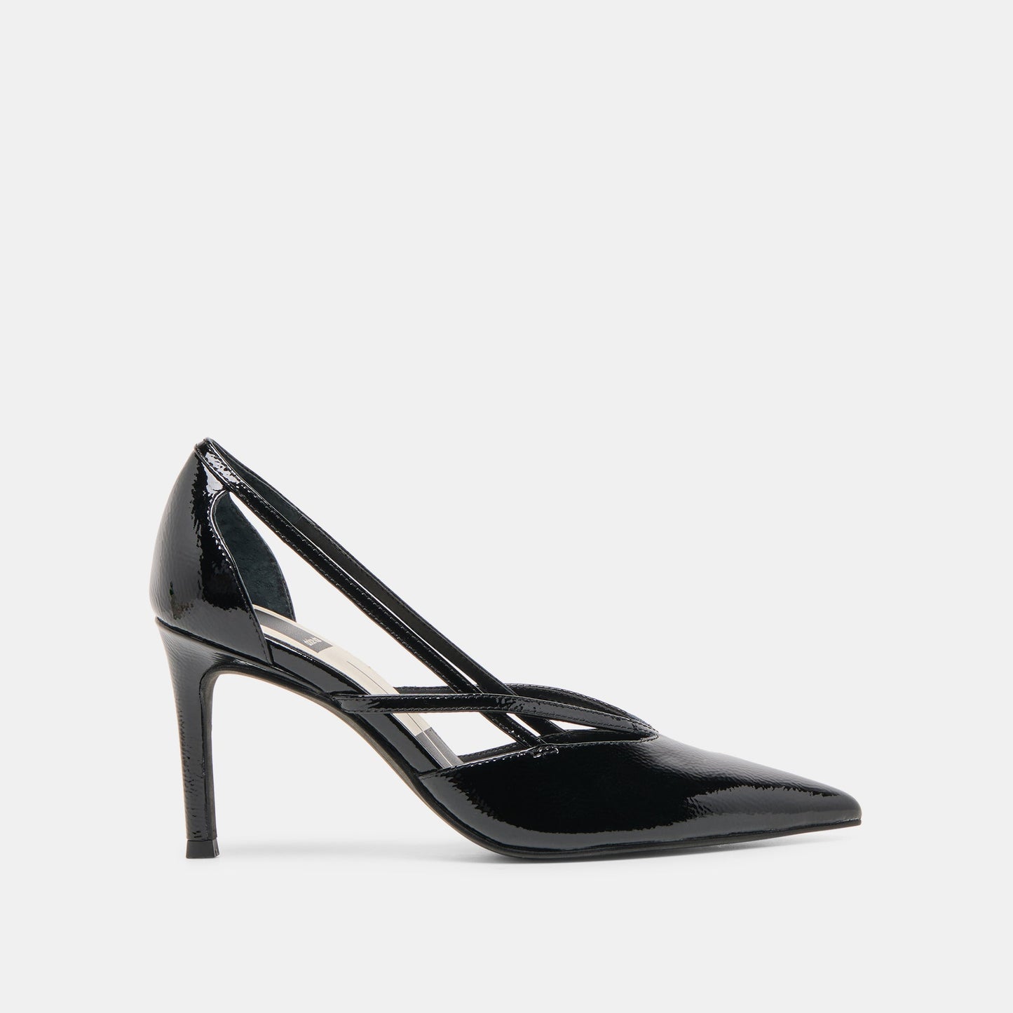 Kaine Midnight Crinkle Patent Leather Heels Dolce Vita Outlet