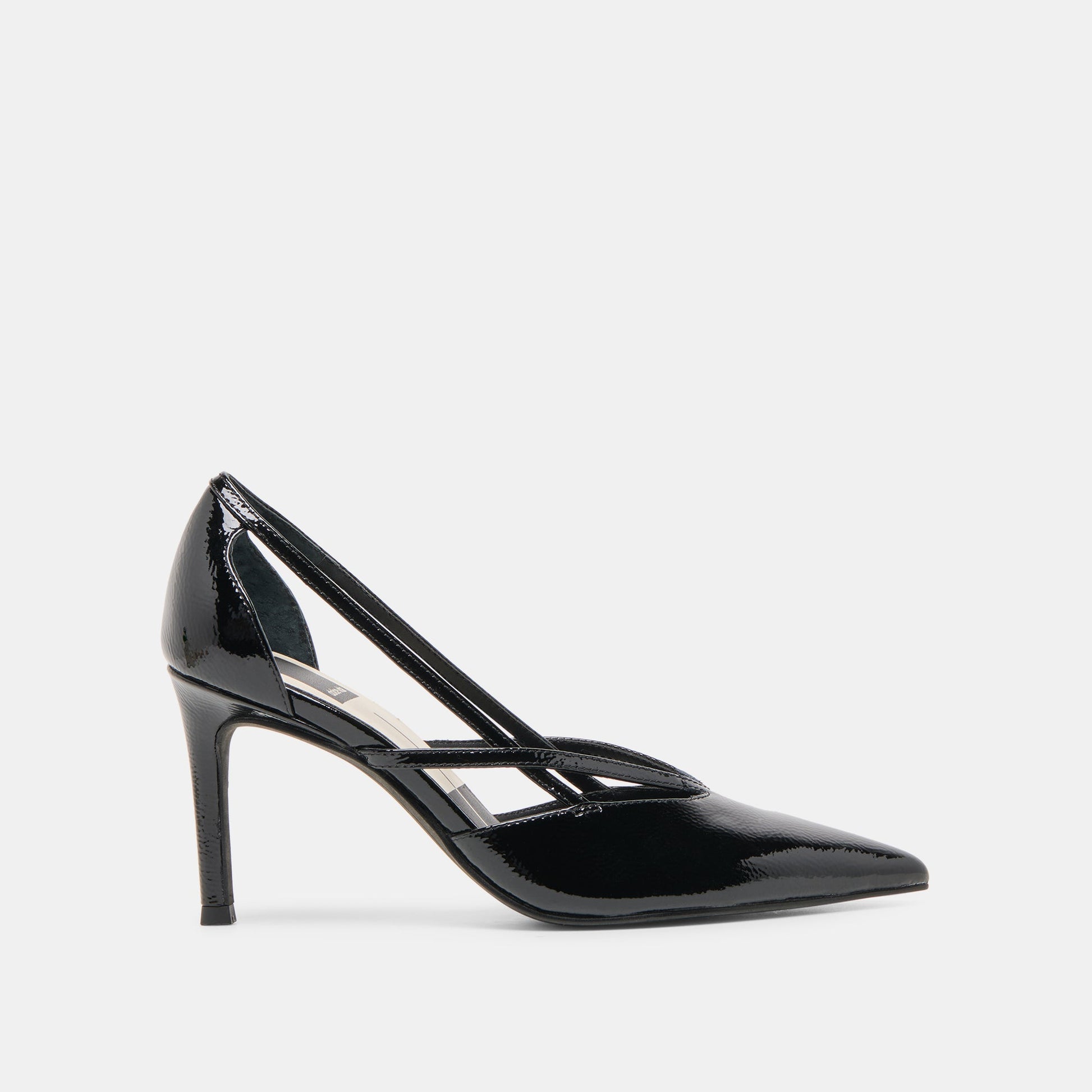 Kaine Midnight Crinkle Patent Leather Heels Dolce Vita Outlet