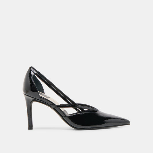 Kaine Midnight Crinkle Patent Leather Heels Dolce Vita Outlet
