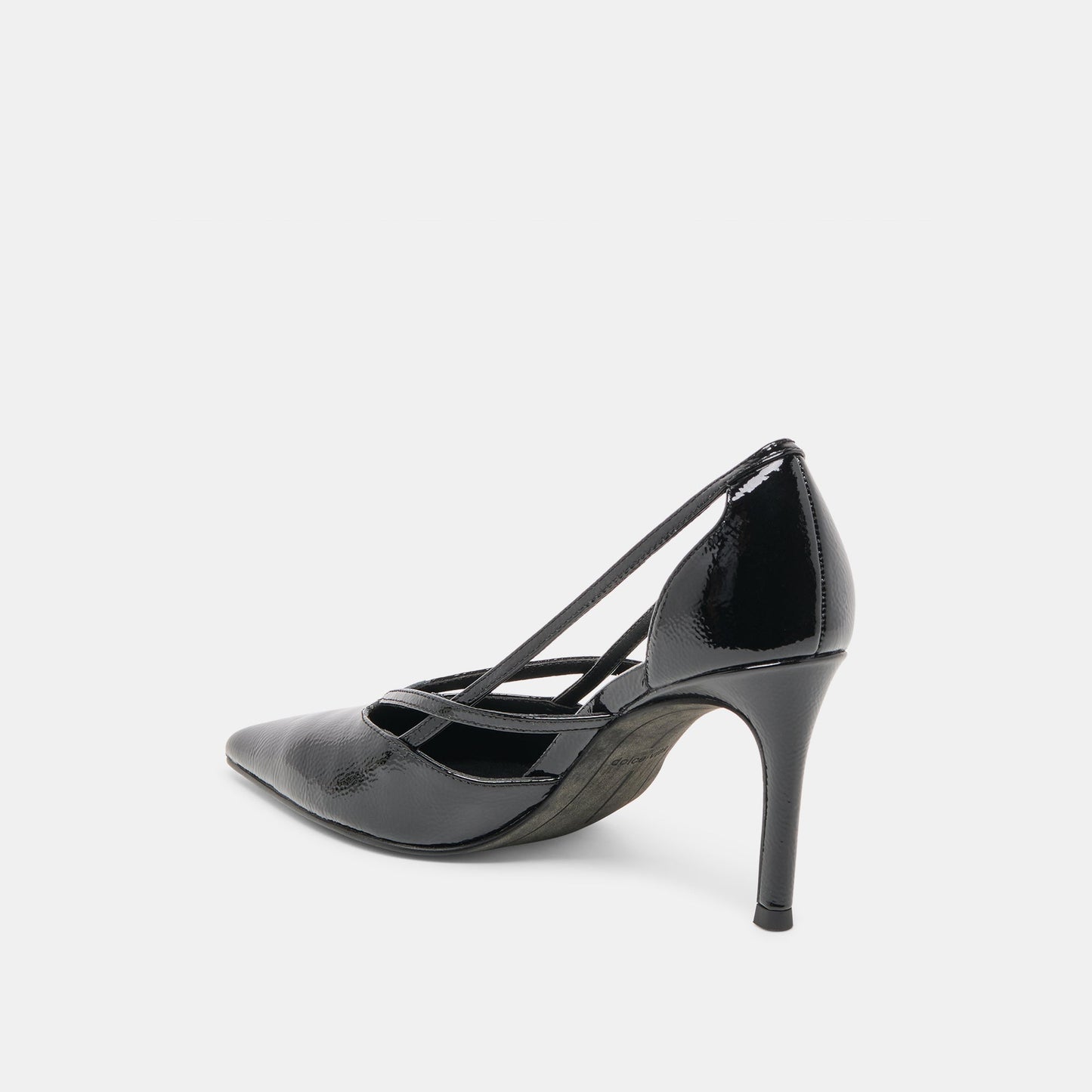 Kaine Midnight Crinkle Patent Leather Heels Dolce Vita Outlet