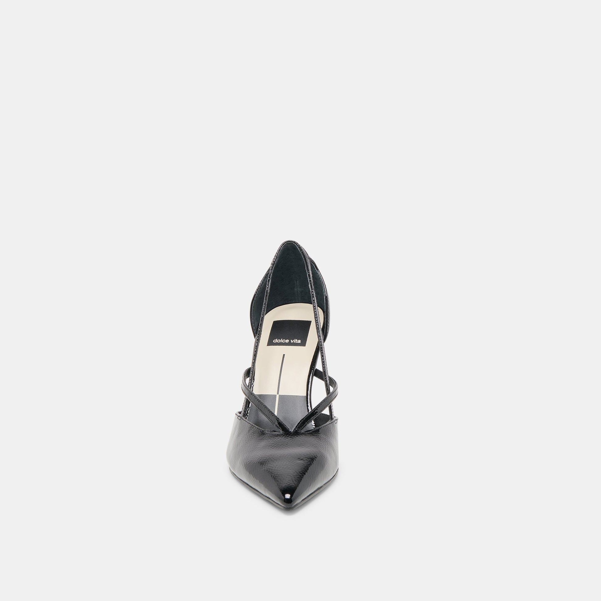 Kaine Midnight Crinkle Patent Leather Heels Dolce Vita Outlet
