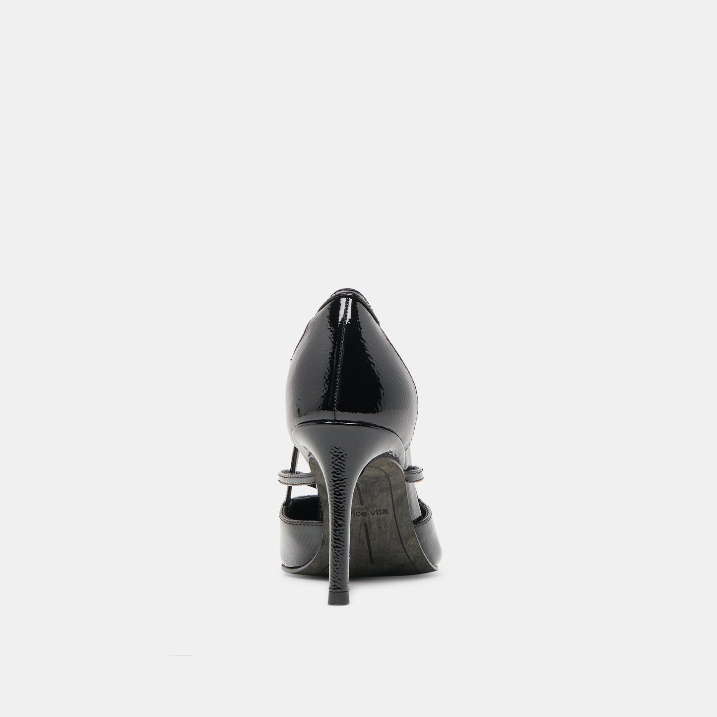Kaine Midnight Crinkle Patent Leather Heels Dolce Vita Outlet