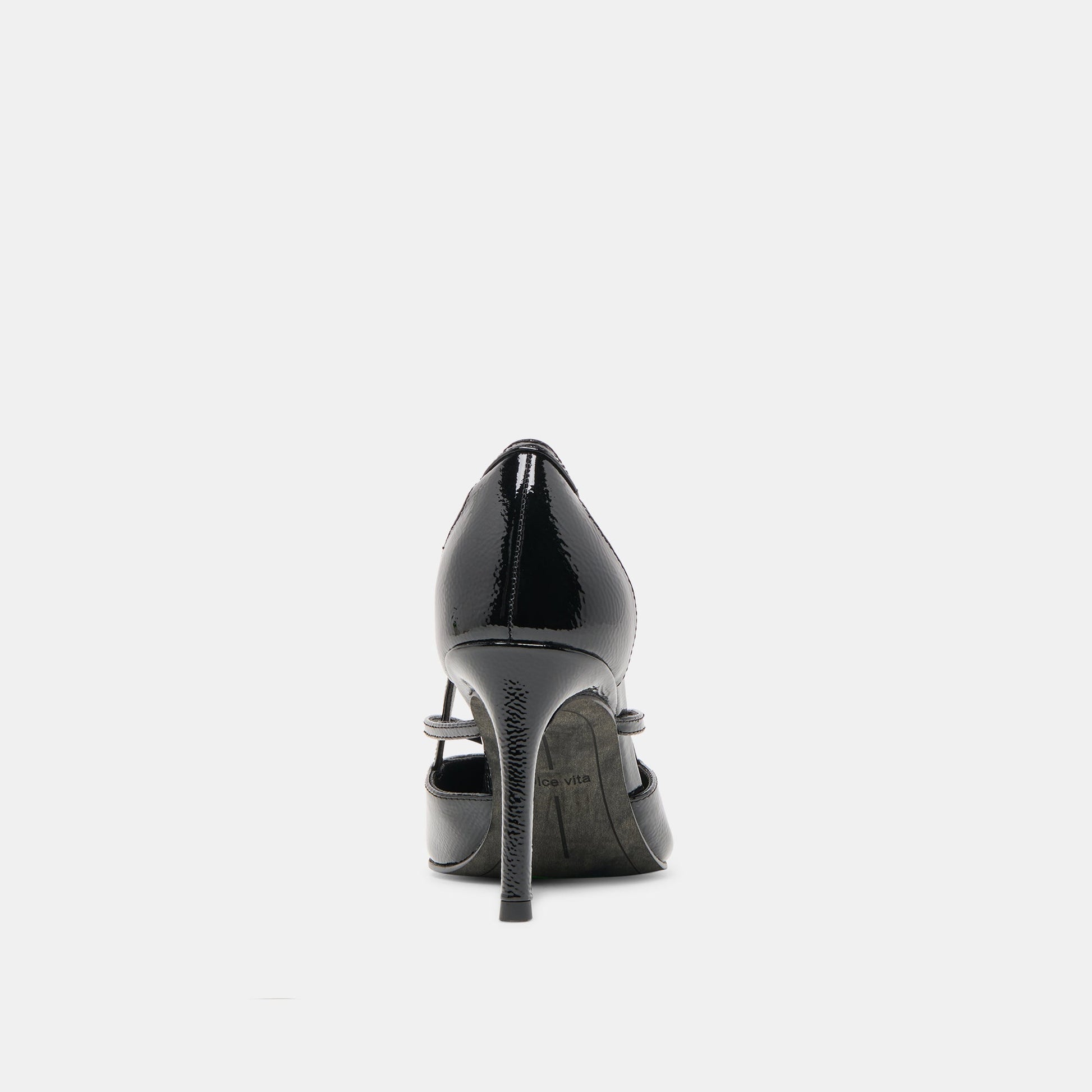 Kaine Midnight Crinkle Patent Leather Heels Dolce Vita Outlet
