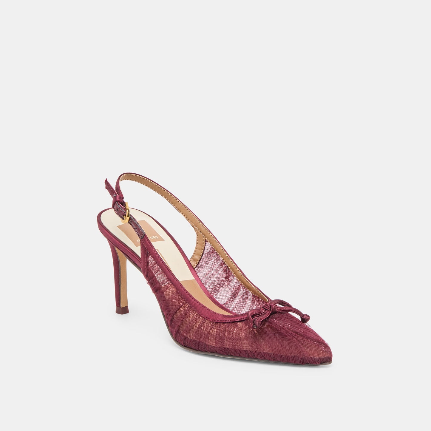 Yela Cranberry Tulle Heels Dolce Vita On sale