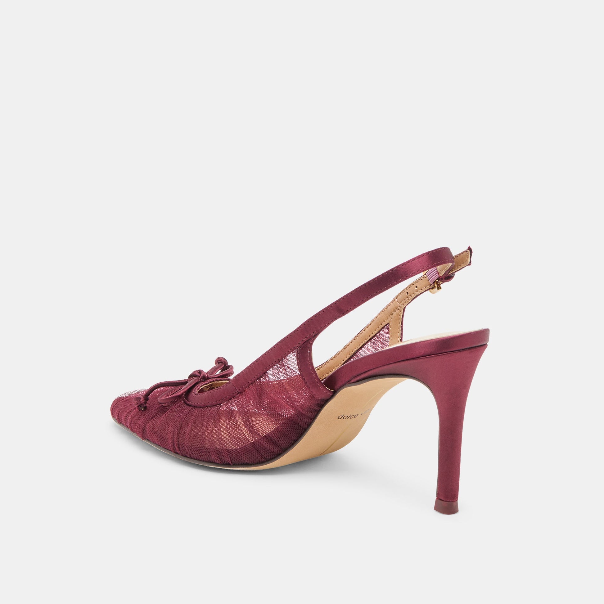 Yela Cranberry Tulle Heels Dolce Vita On sale
