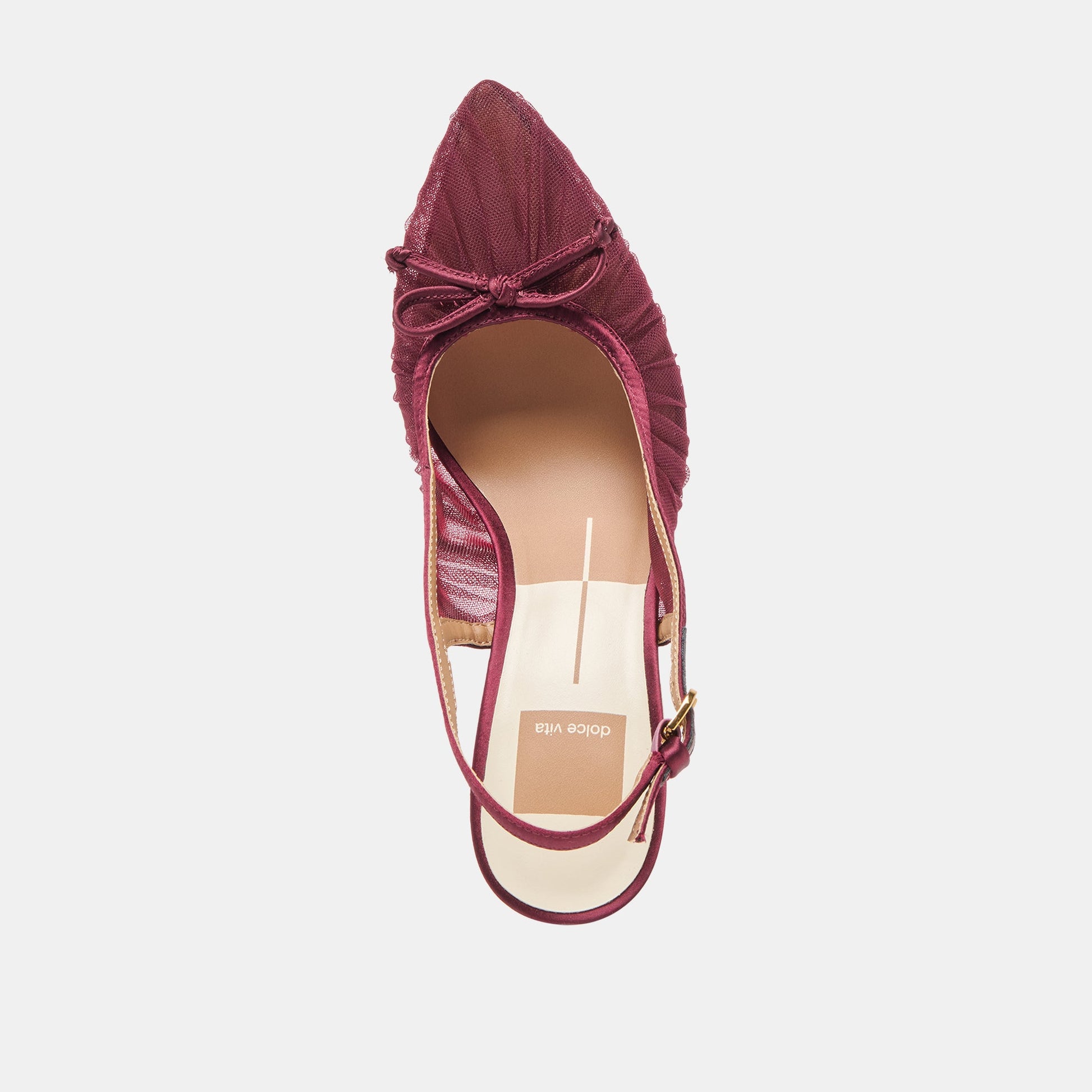 Yela Cranberry Tulle Heels Dolce Vita On sale