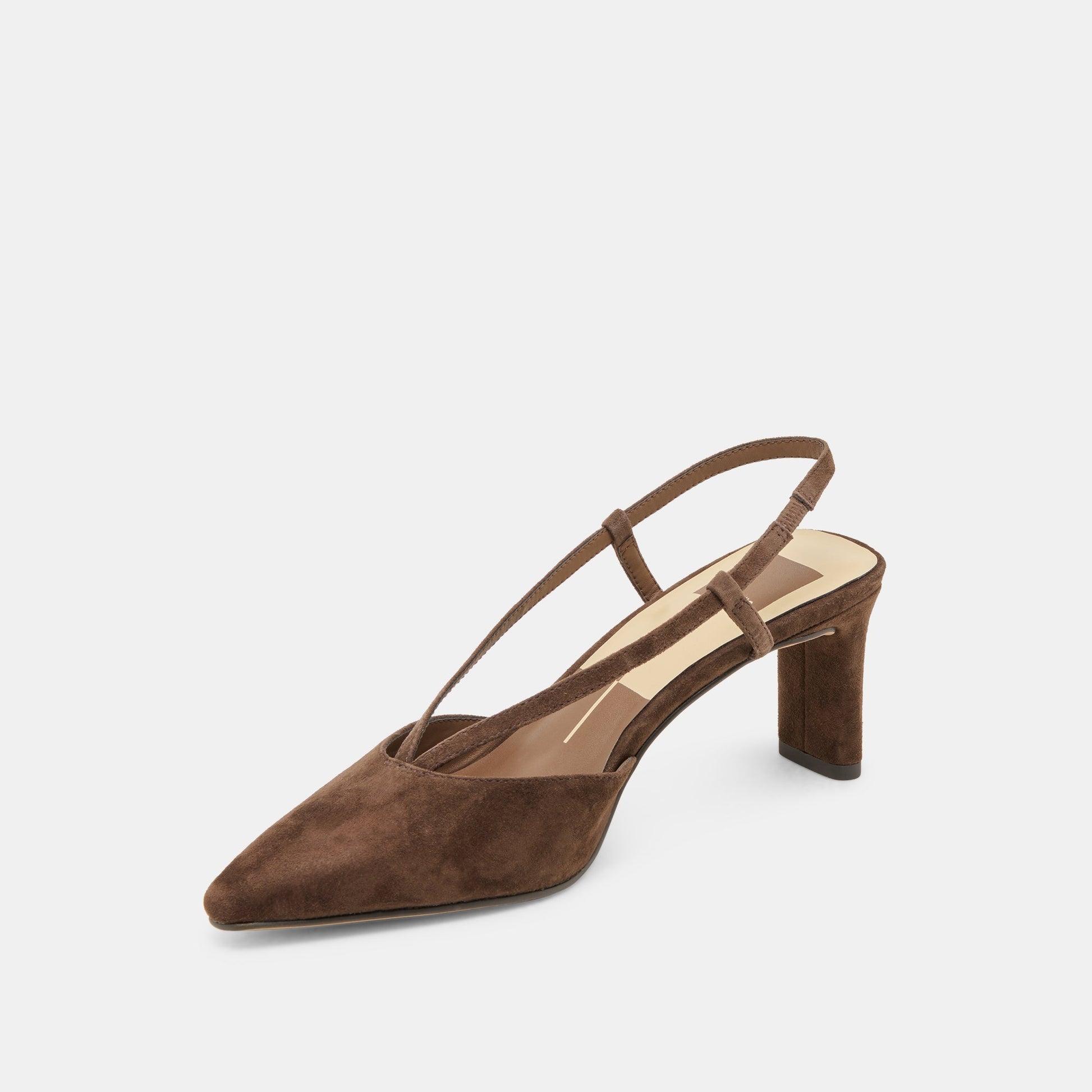 Ginay Dk Brown Suede Heels Dolce Vita Sale