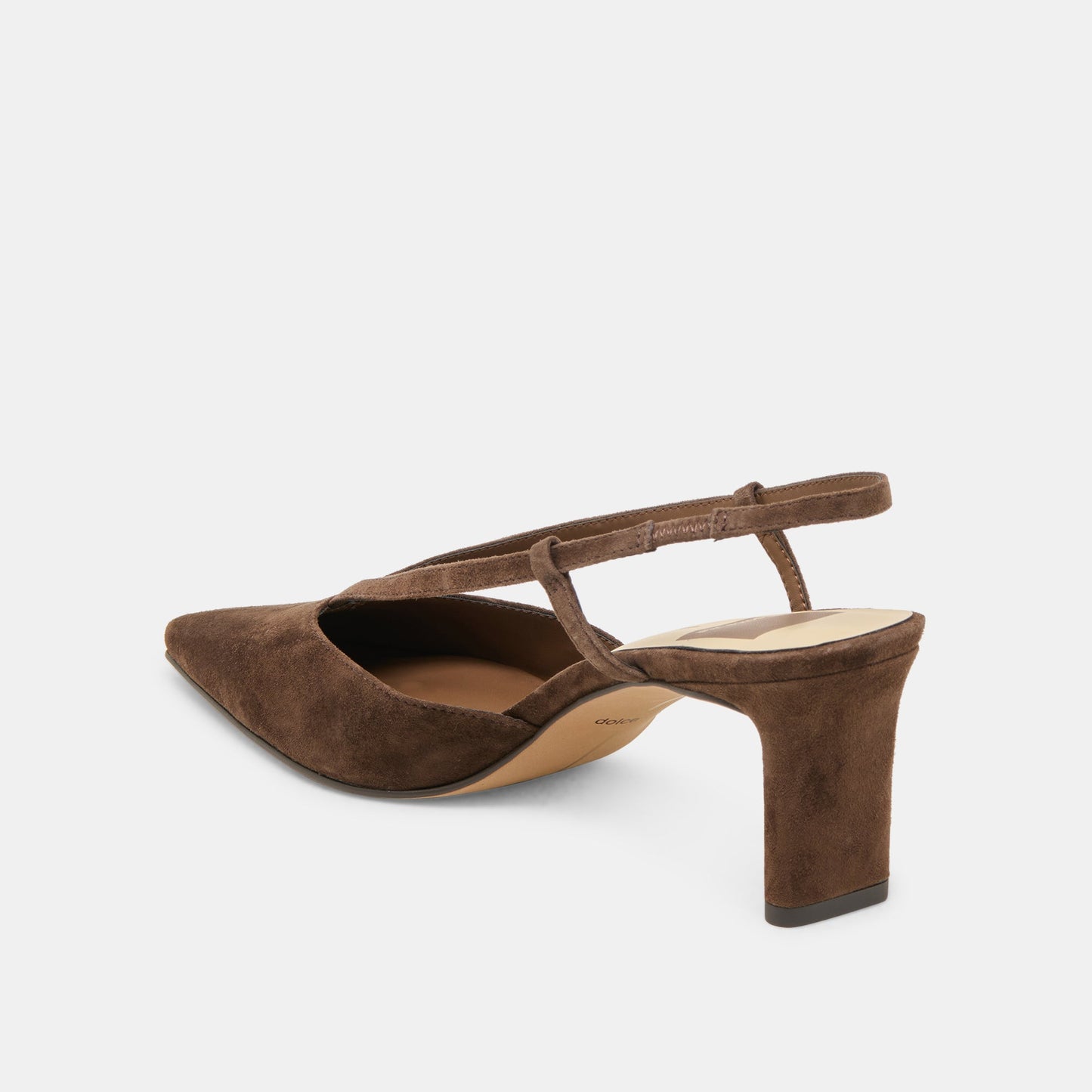 Ginay Dk Brown Suede Heels Dolce Vita Sale
