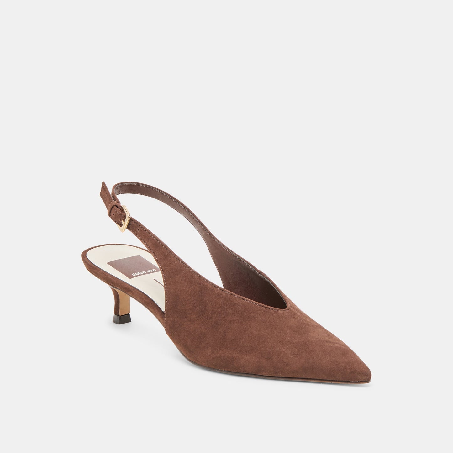 Alenna Dk Brown Suede Heels Dolce Vita Outlet