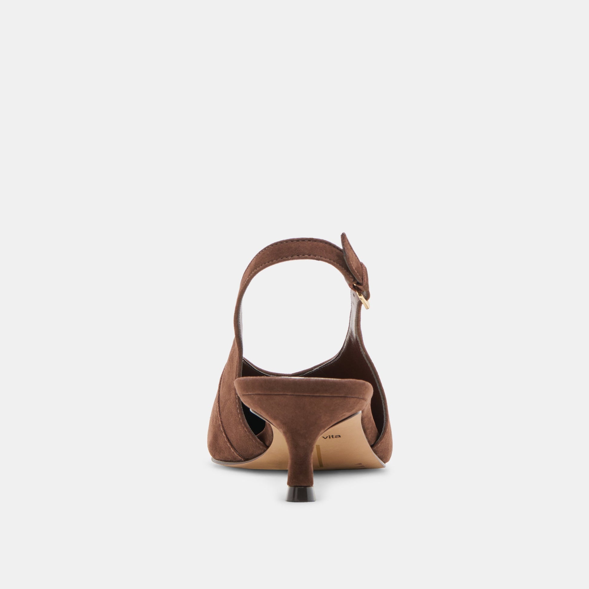 Alenna Dk Brown Suede Heels Dolce Vita Outlet