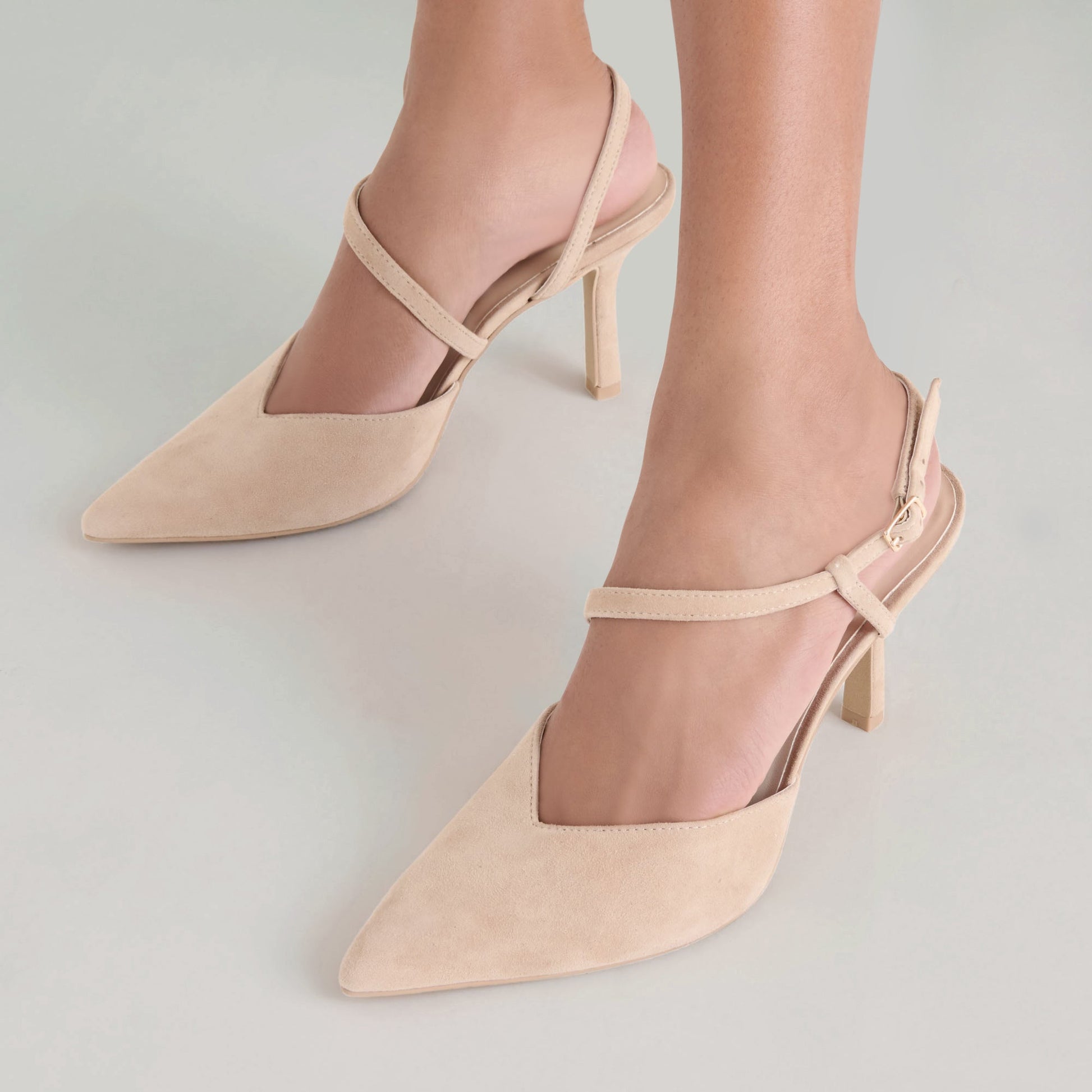 Kamra Camel Suede Heels Dolce Vita On sale