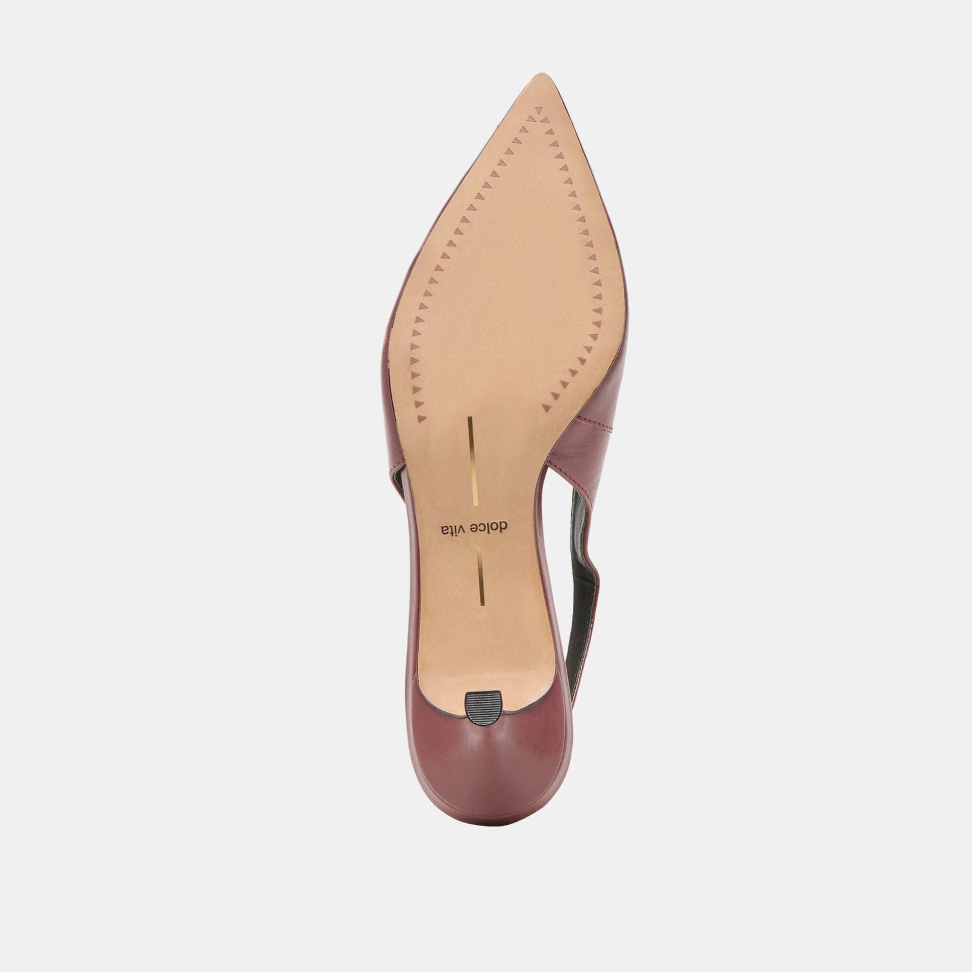 Alenna Oxblood Crinkle Heels Dolce Vita New