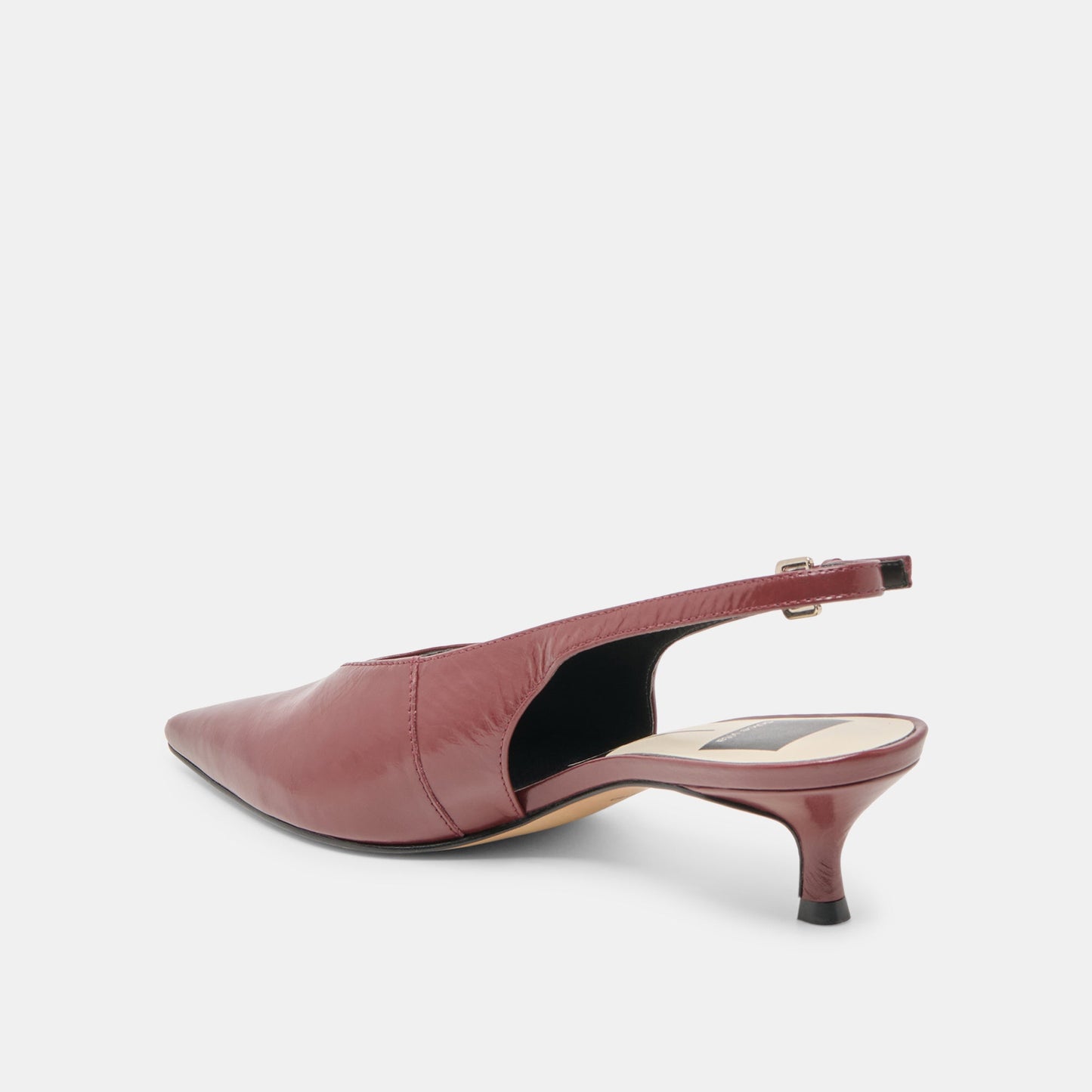 Alenna Oxblood Crinkle Heels Dolce Vita New