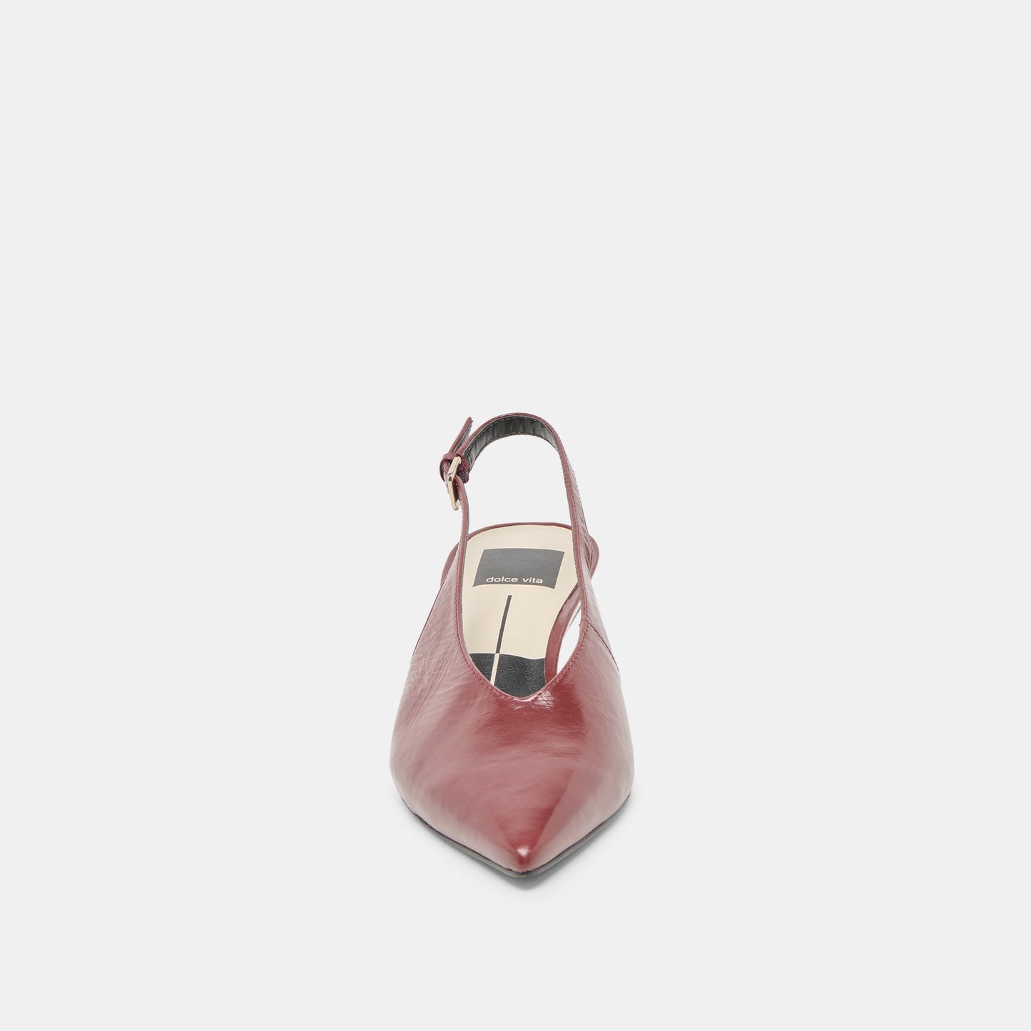Alenna Oxblood Crinkle Heels Dolce Vita New