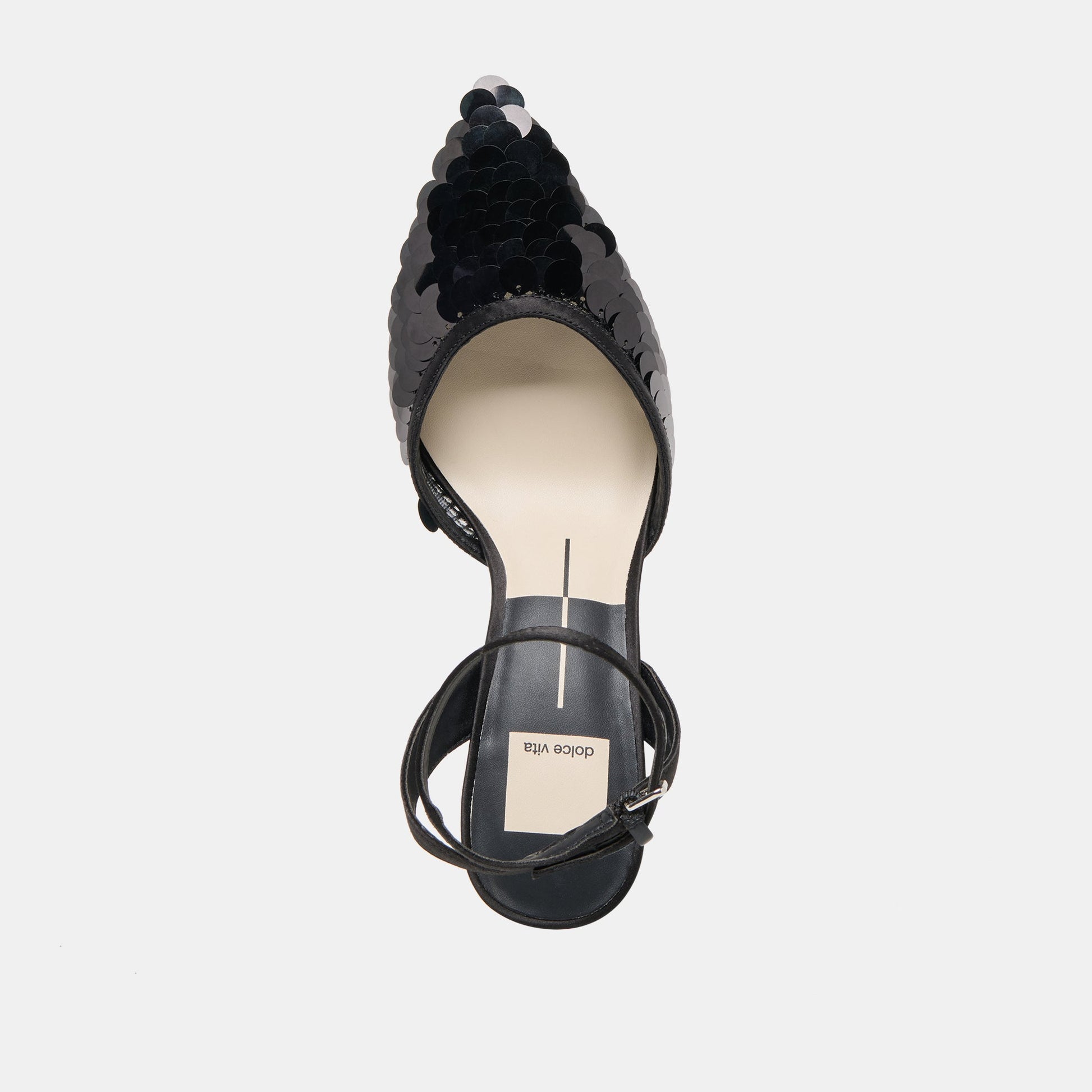 Elizza Confetti Onyx Woven Mesh Heels Dolce Vita Outlet