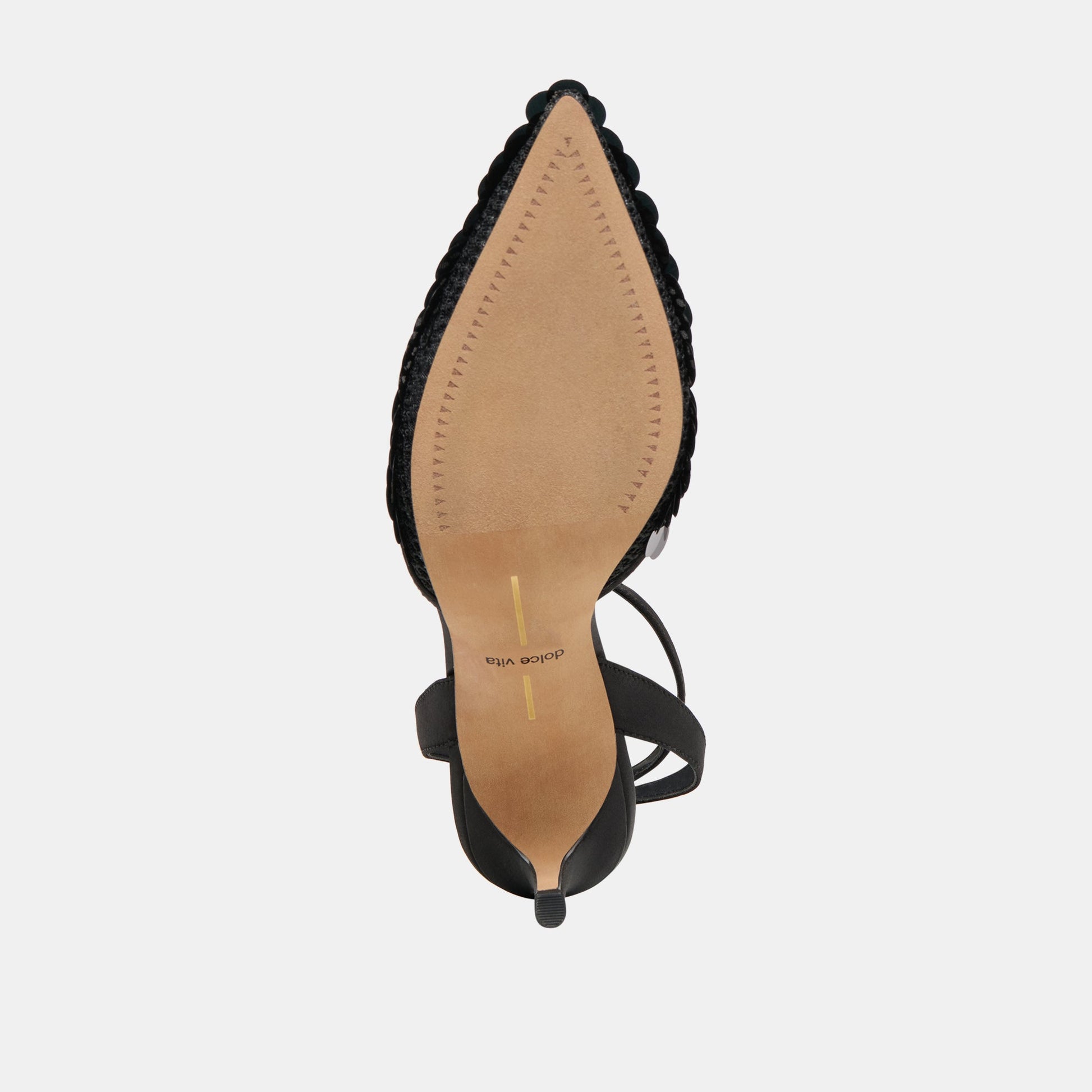 Elizza Confetti Onyx Woven Mesh Heels Dolce Vita Outlet