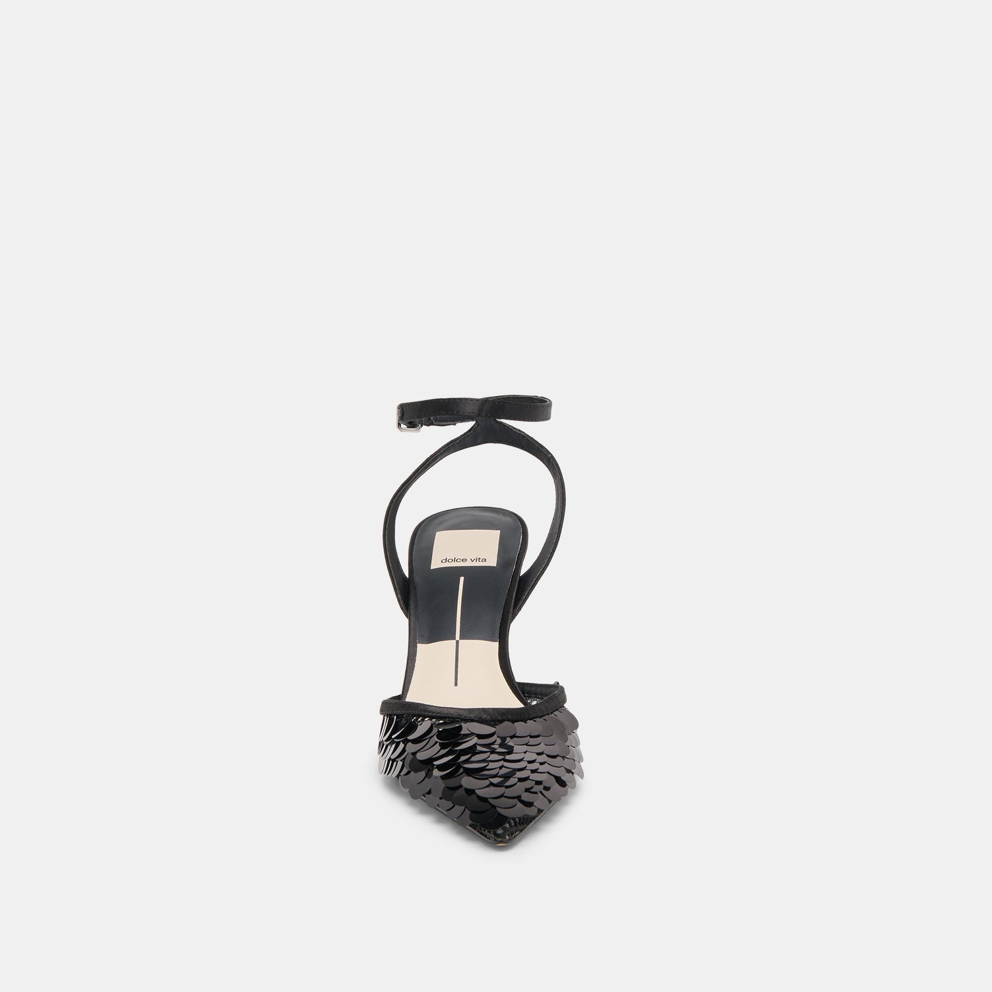 Elizza Confetti Onyx Woven Mesh Heels Dolce Vita Outlet