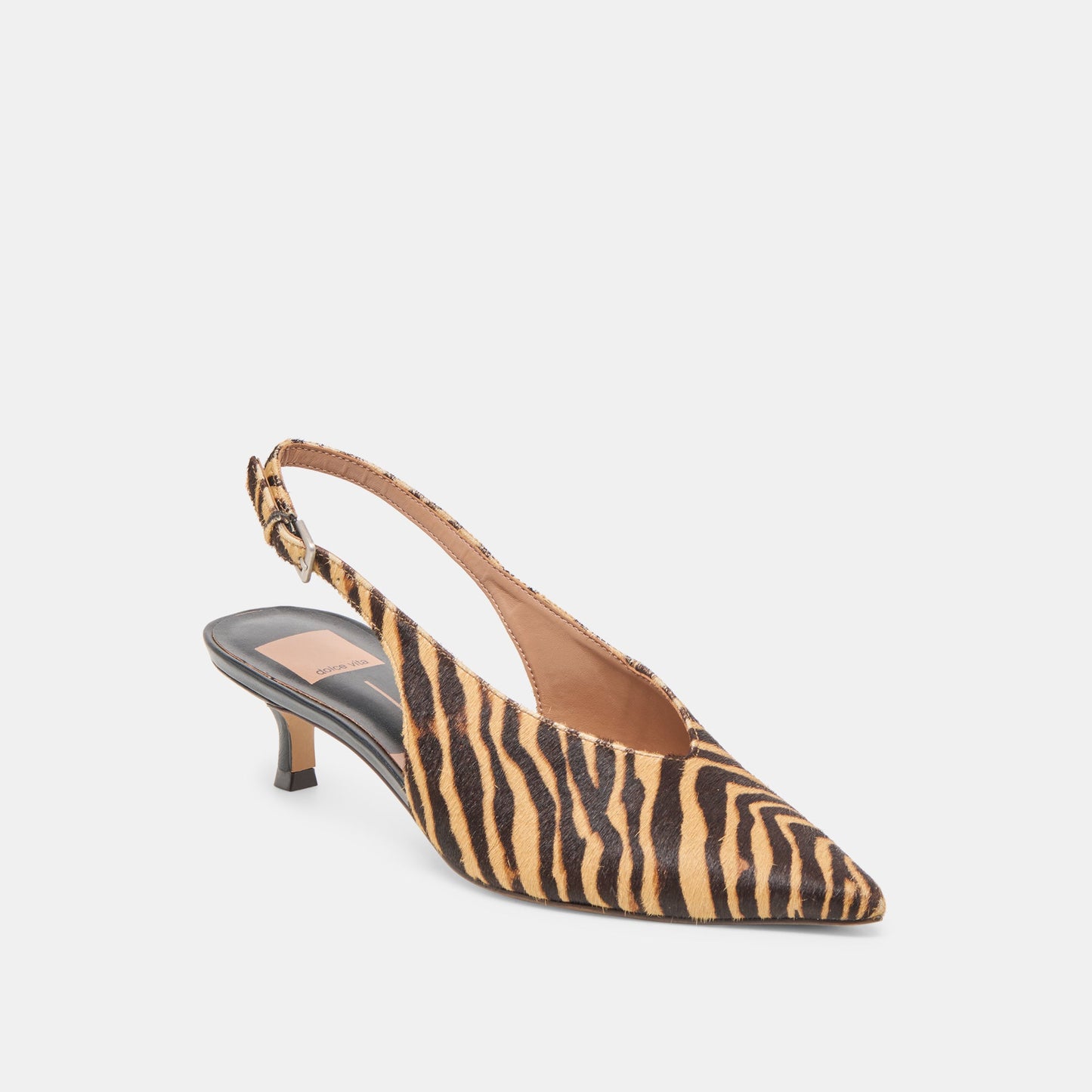 Alenna Tiger Calf Hair Heels Dolce Vita On sale