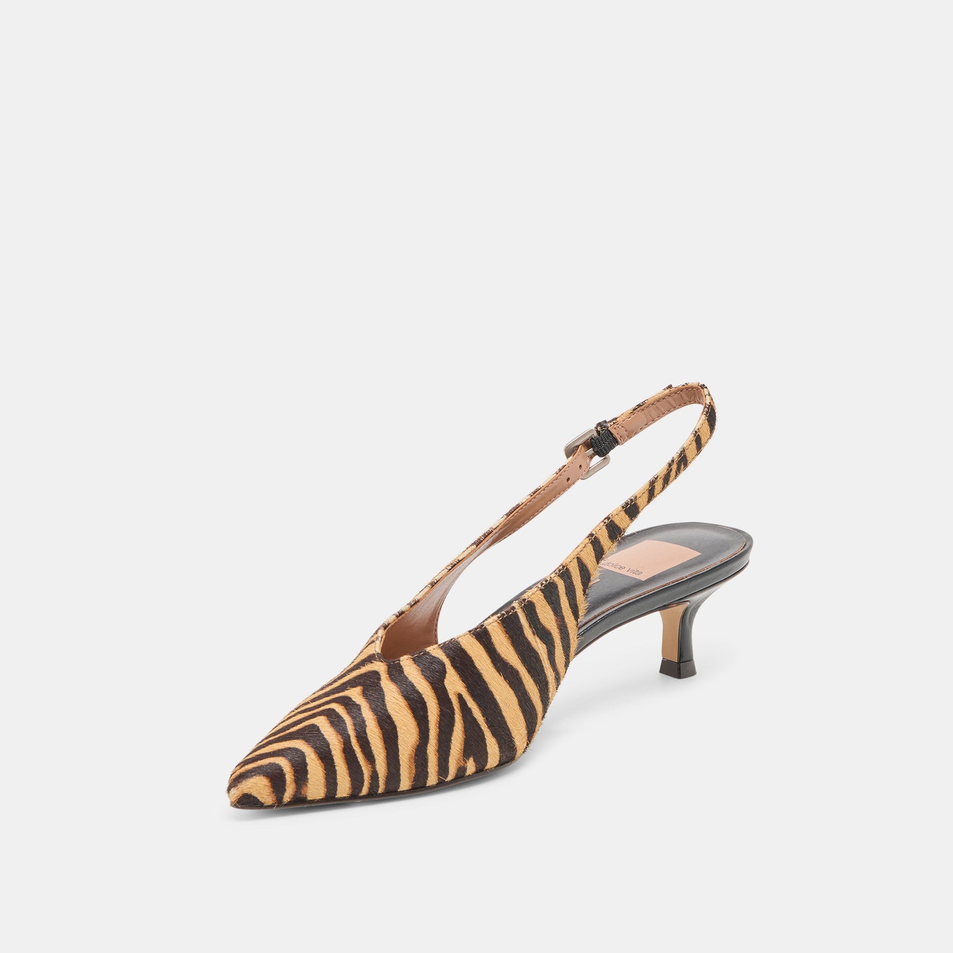 Alenna Tiger Calf Hair Heels Dolce Vita On sale
