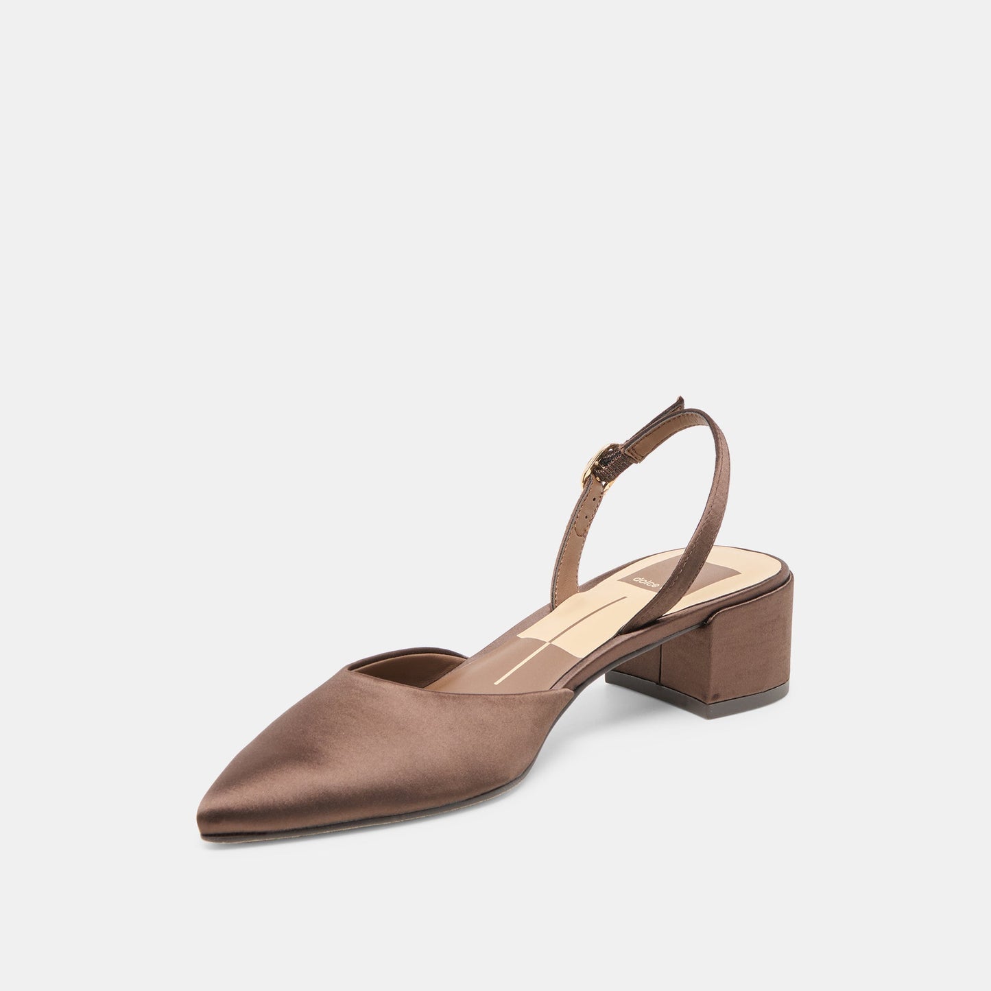 Carel Dk Brown Satin Heels Dolce Vita For sale