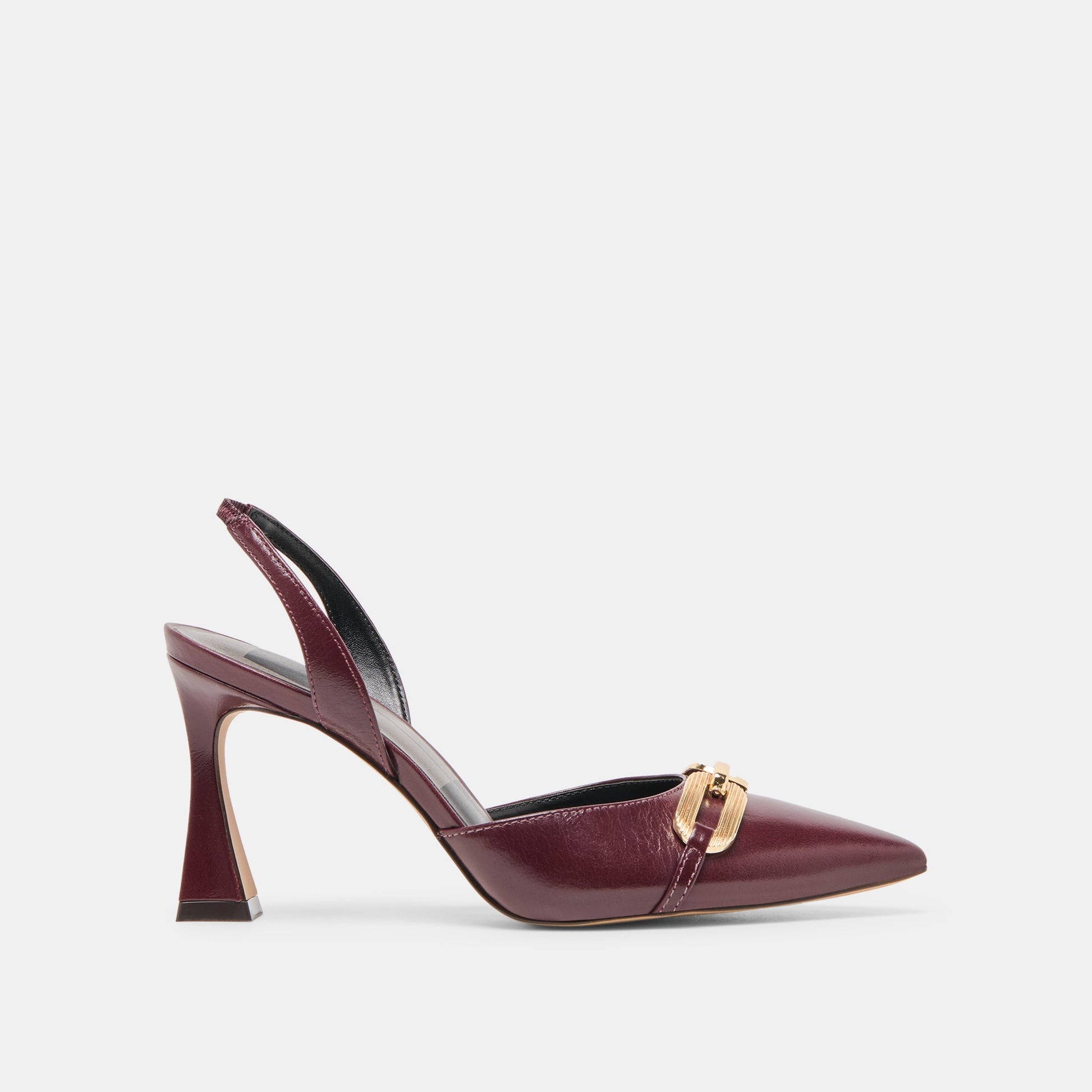 Malik Cranberry Crinkle Patent Heels Dolce Vita Discount