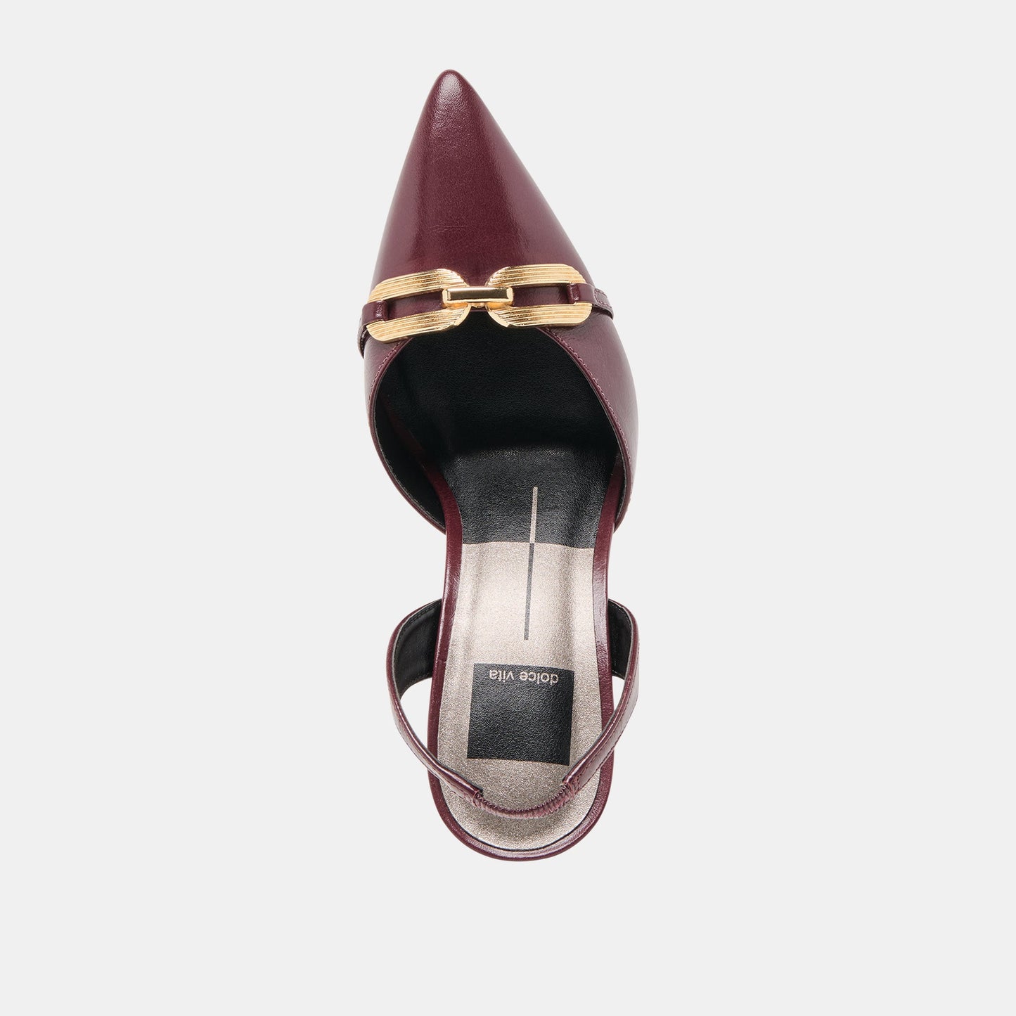 Malik Cranberry Crinkle Patent Heels Dolce Vita Discount