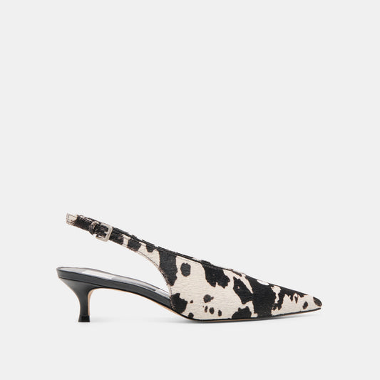 Alenna Black White Taurus Calf Hair Heels Dolce Vita Online