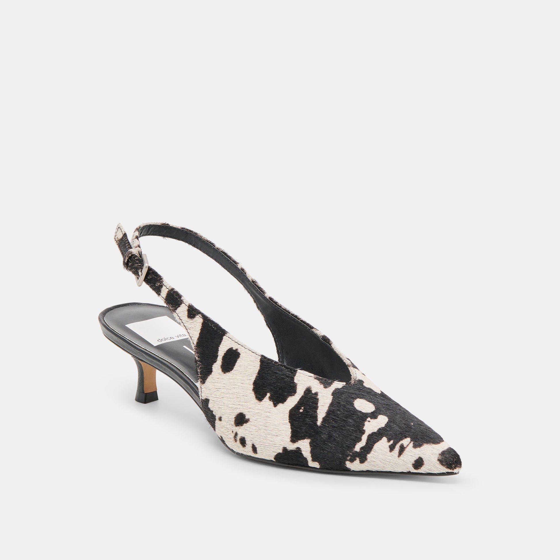 Alenna Black White Taurus Calf Hair Heels Dolce Vita Online