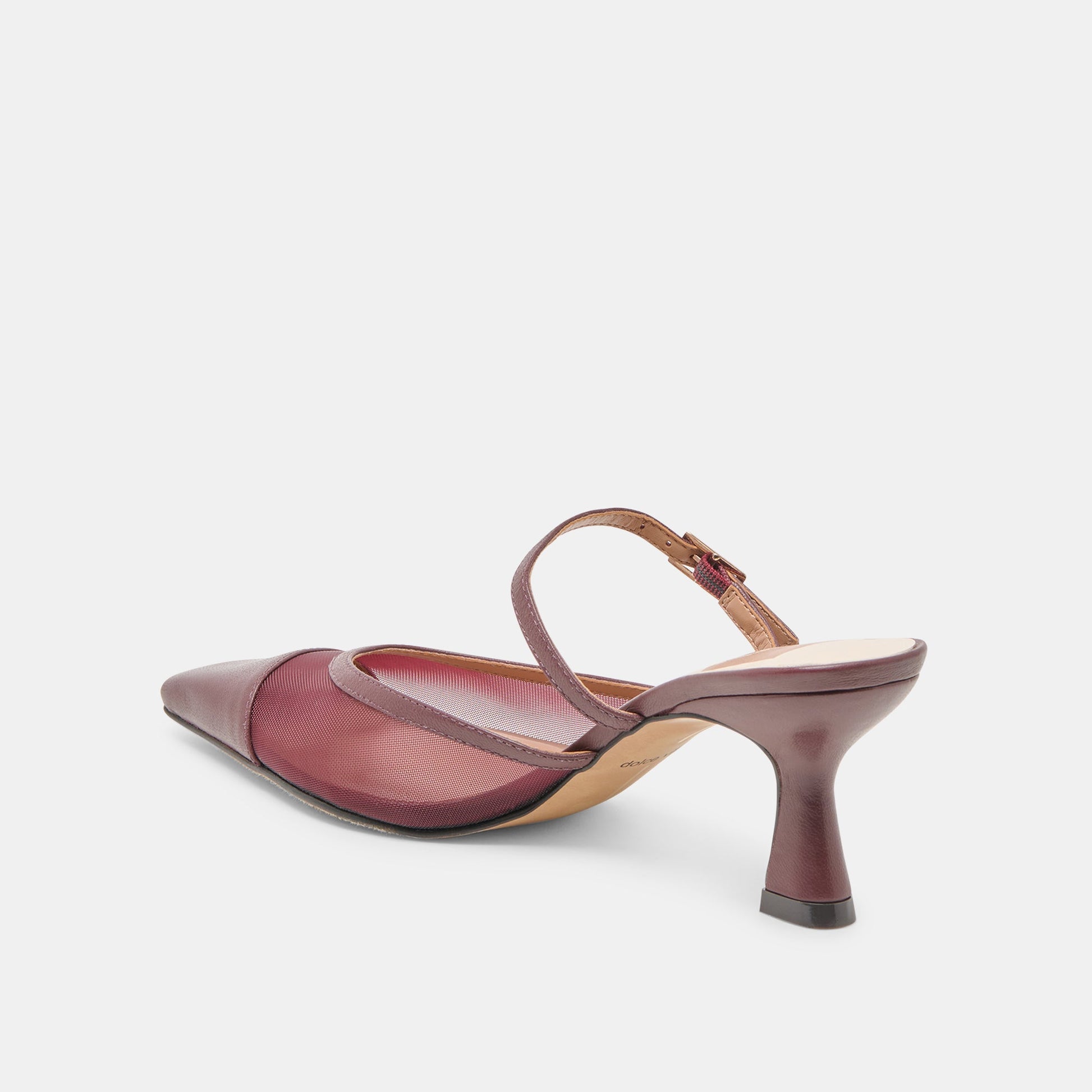 Loyd Burgundy Mesh Heels Dolce Vita Sale