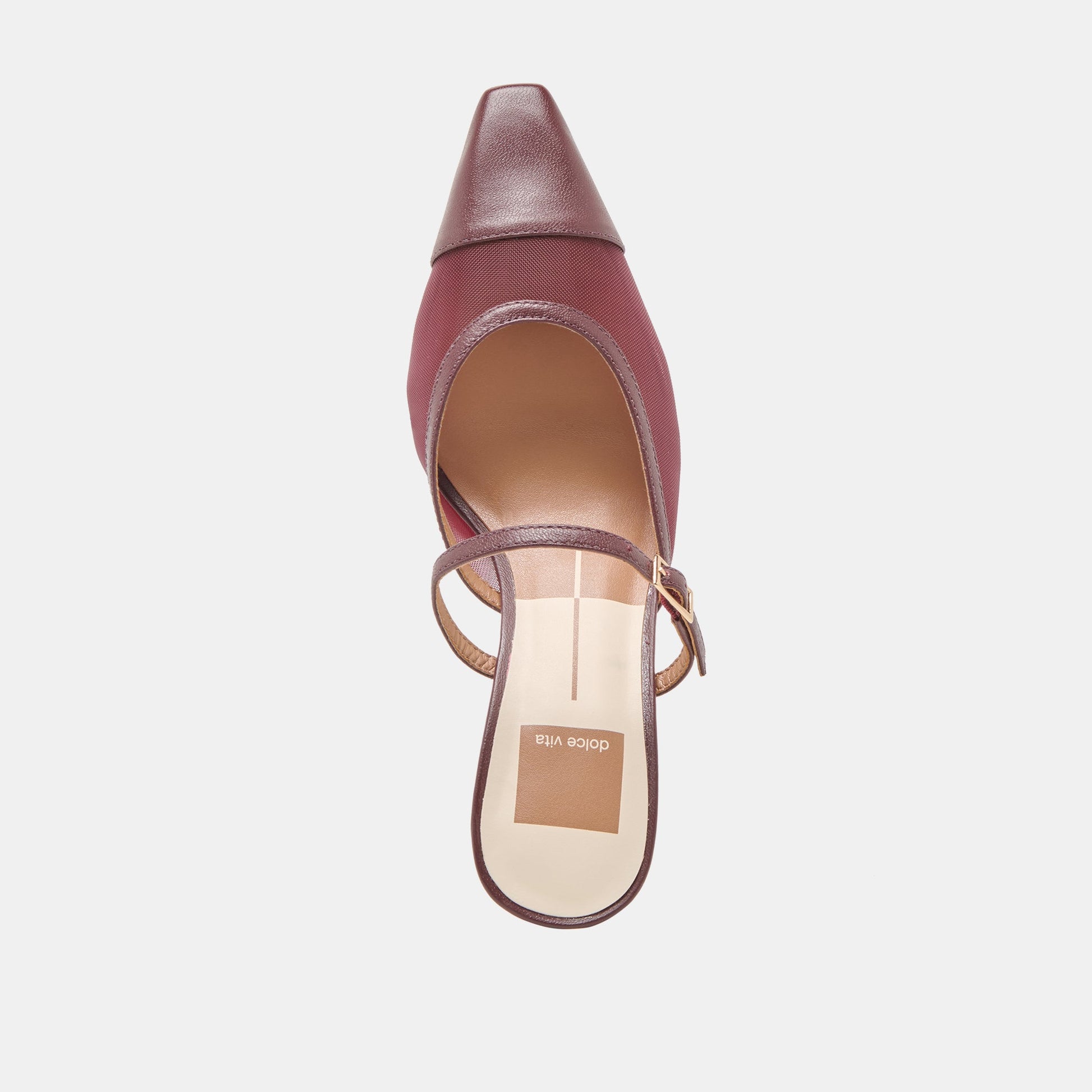 Loyd Burgundy Mesh Heels Dolce Vita Sale
