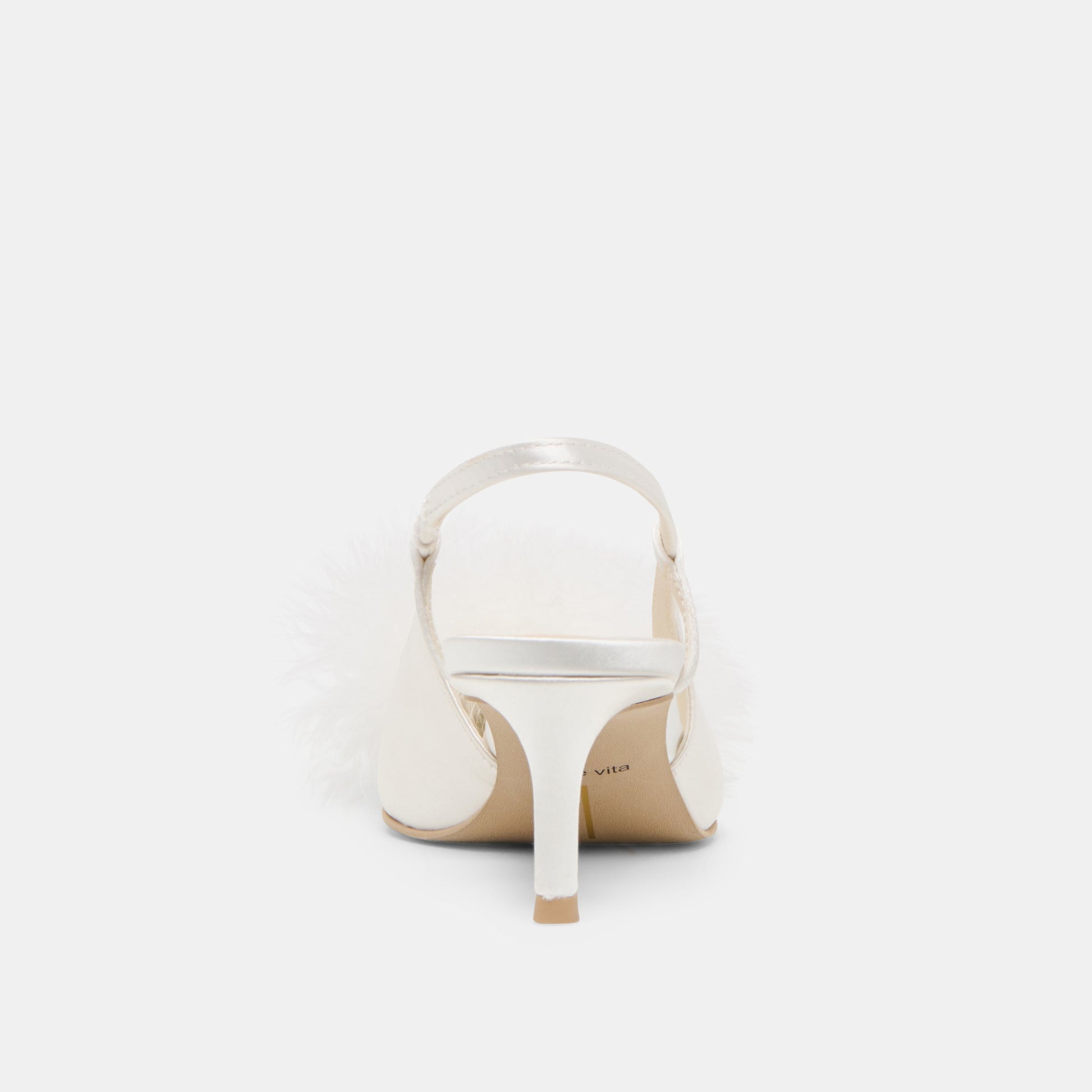 Kamy True White Satin Heels Dolce Vita On sale