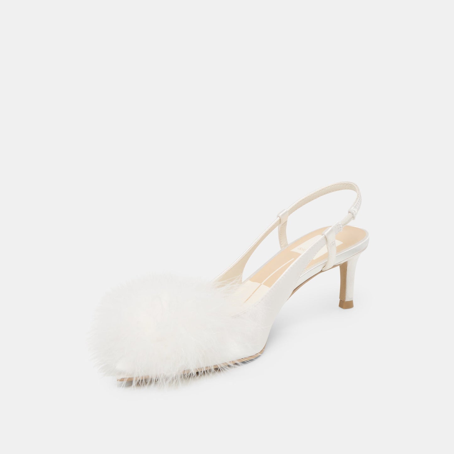 Kamy True White Satin Heels Dolce Vita On sale