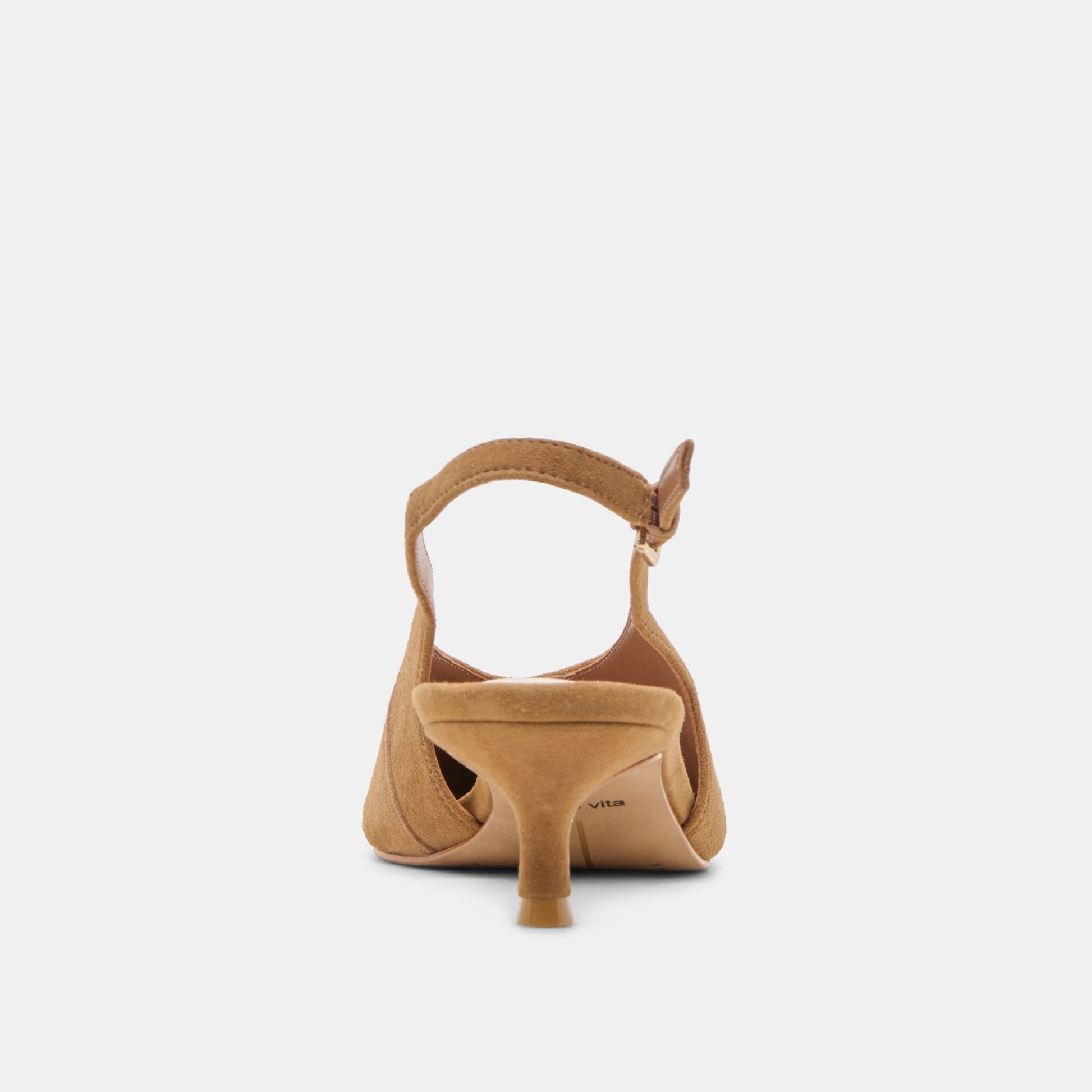 Alenna Lt Brown Suede Heels Dolce Vita us