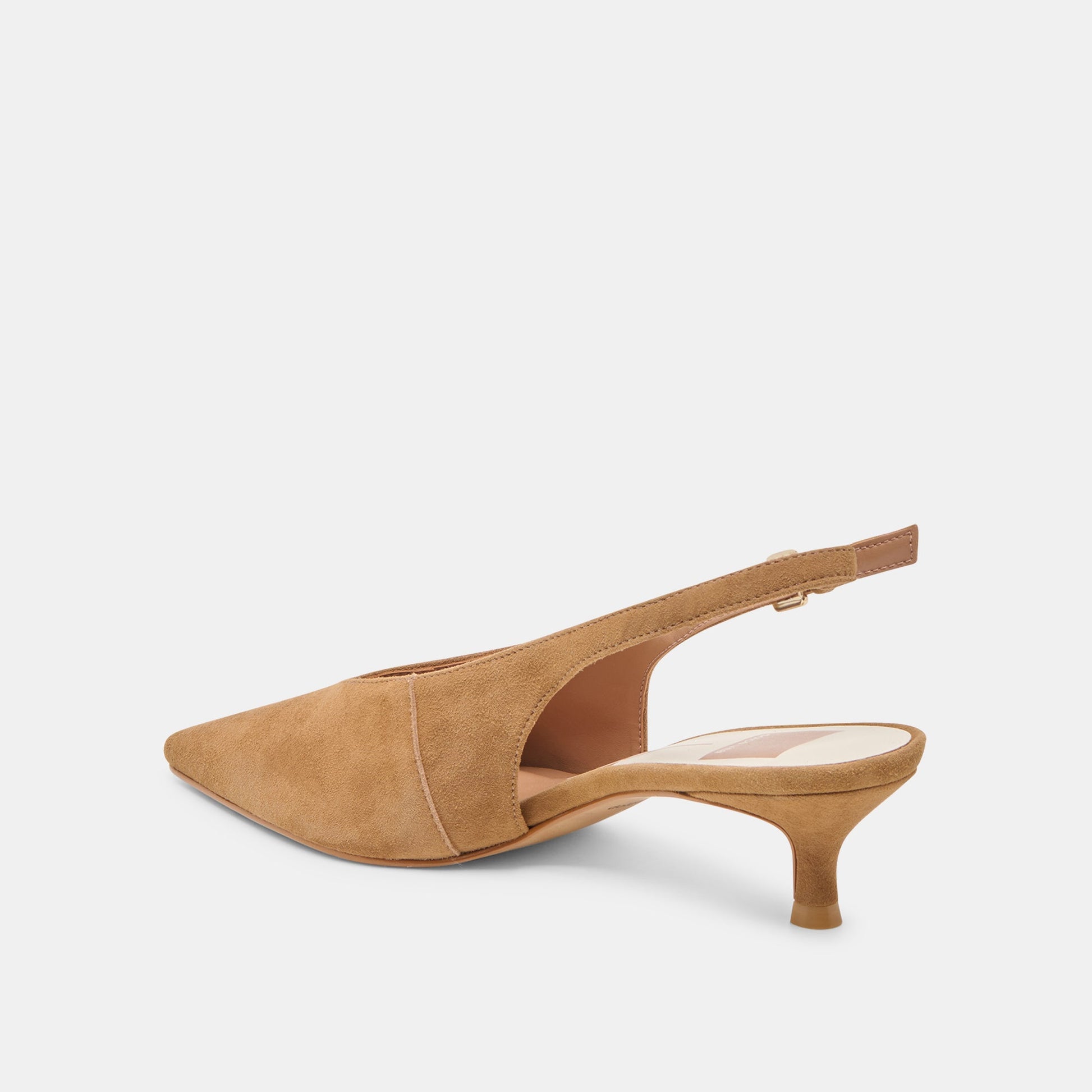 Alenna Lt Brown Suede Heels Dolce Vita us