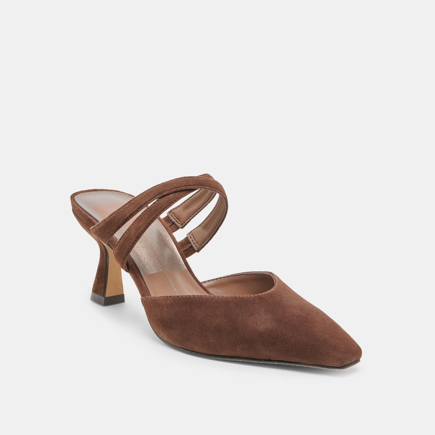 Linore Dk Brown Suede Heels Dolce Vita New