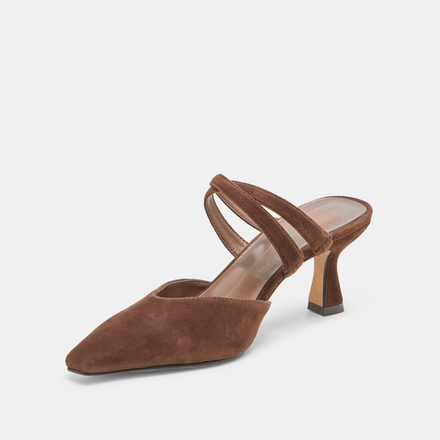 Linore Dk Brown Suede Heels Dolce Vita New