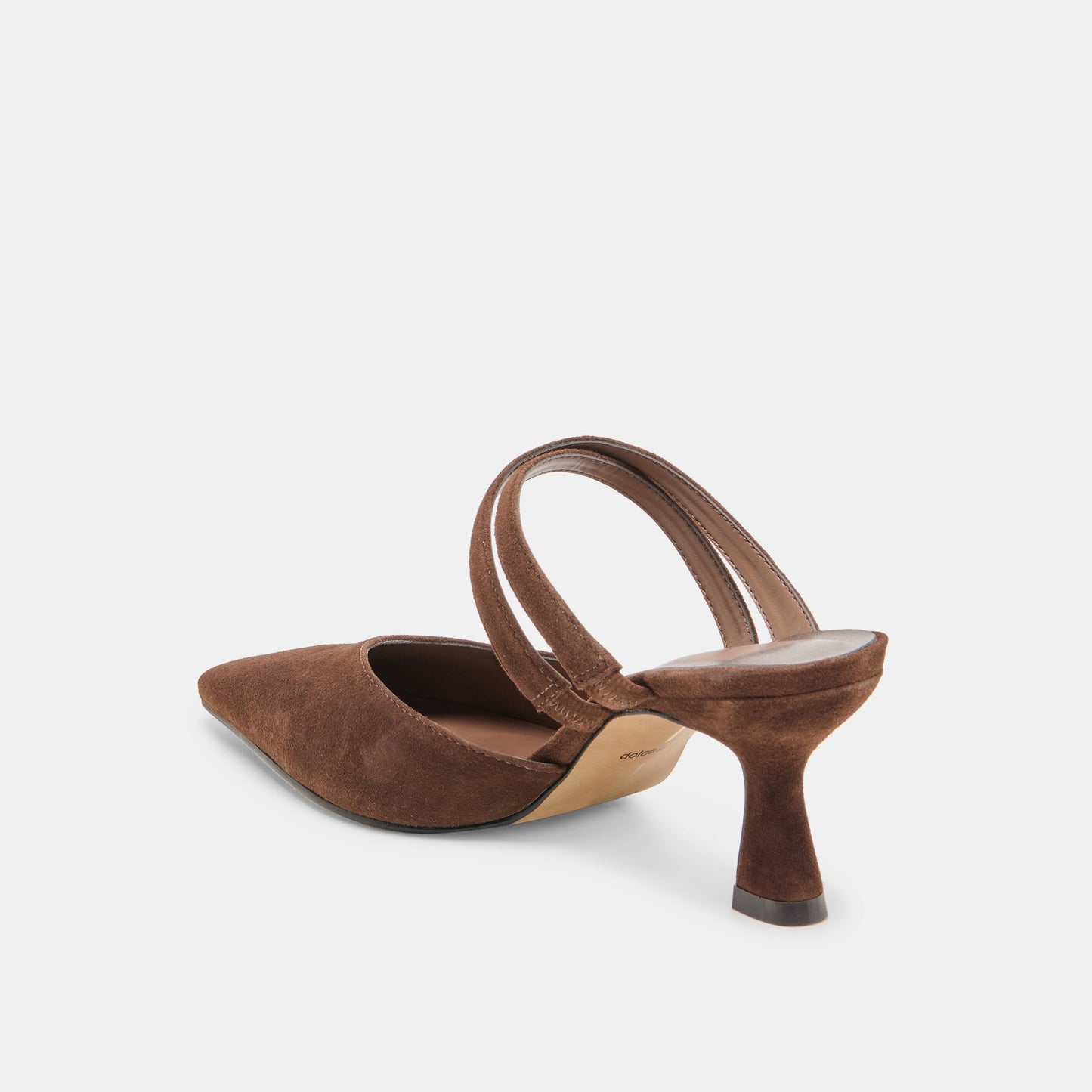 Linore Dk Brown Suede Heels Dolce Vita New