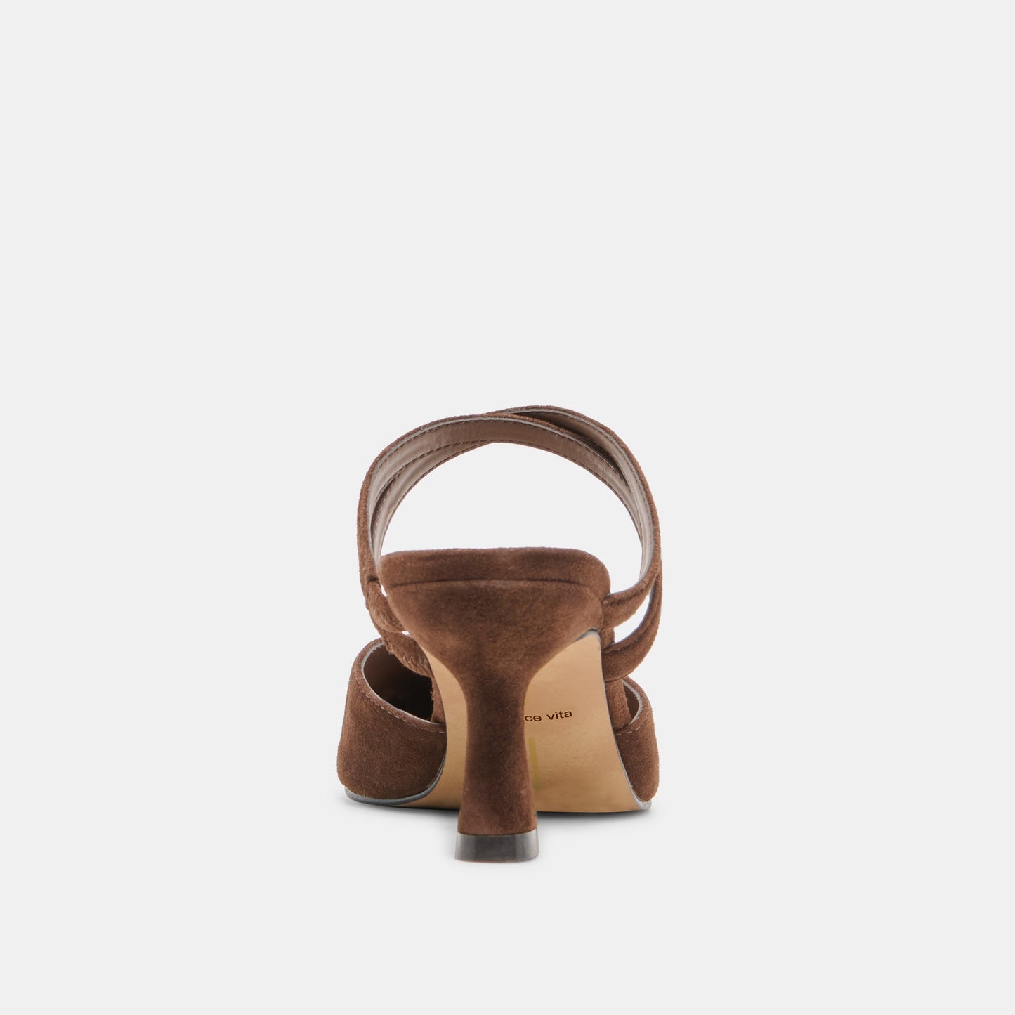 Linore Dk Brown Suede Heels Dolce Vita New