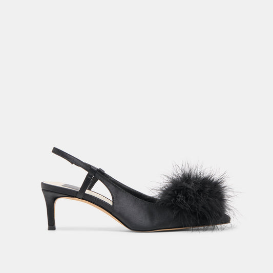 Kamy Onyx Satin Heels Dolce Vita Discount