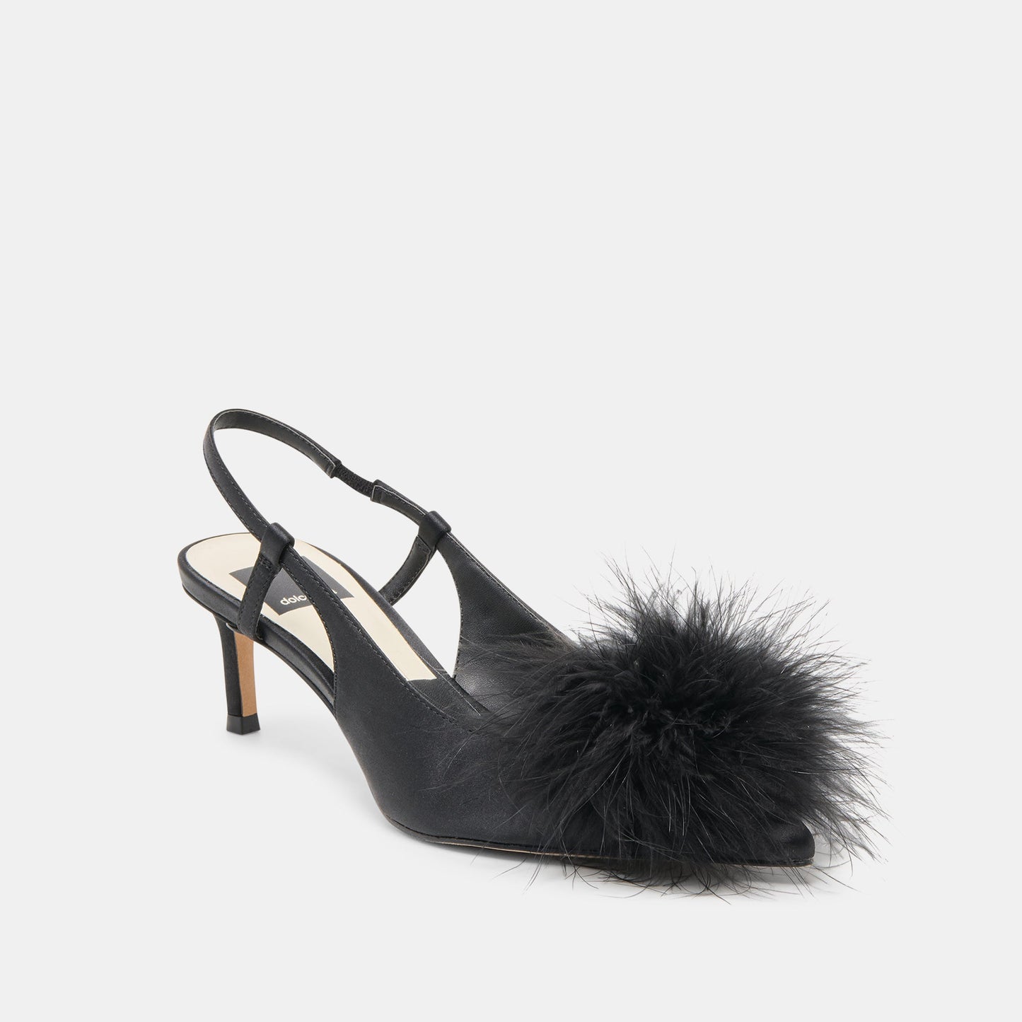 Kamy Onyx Satin Heels Dolce Vita Discount