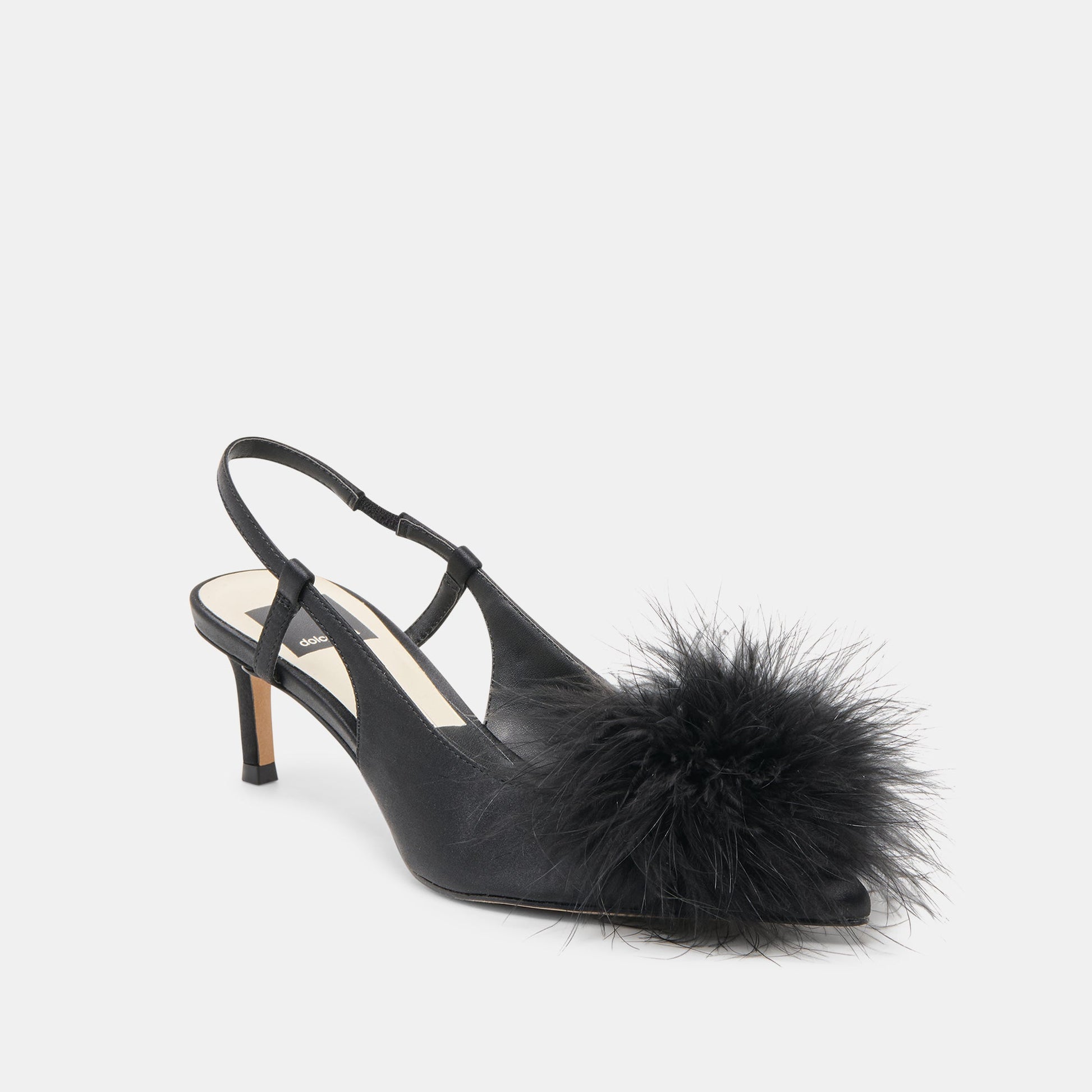 Kamy Onyx Satin Heels Dolce Vita Discount