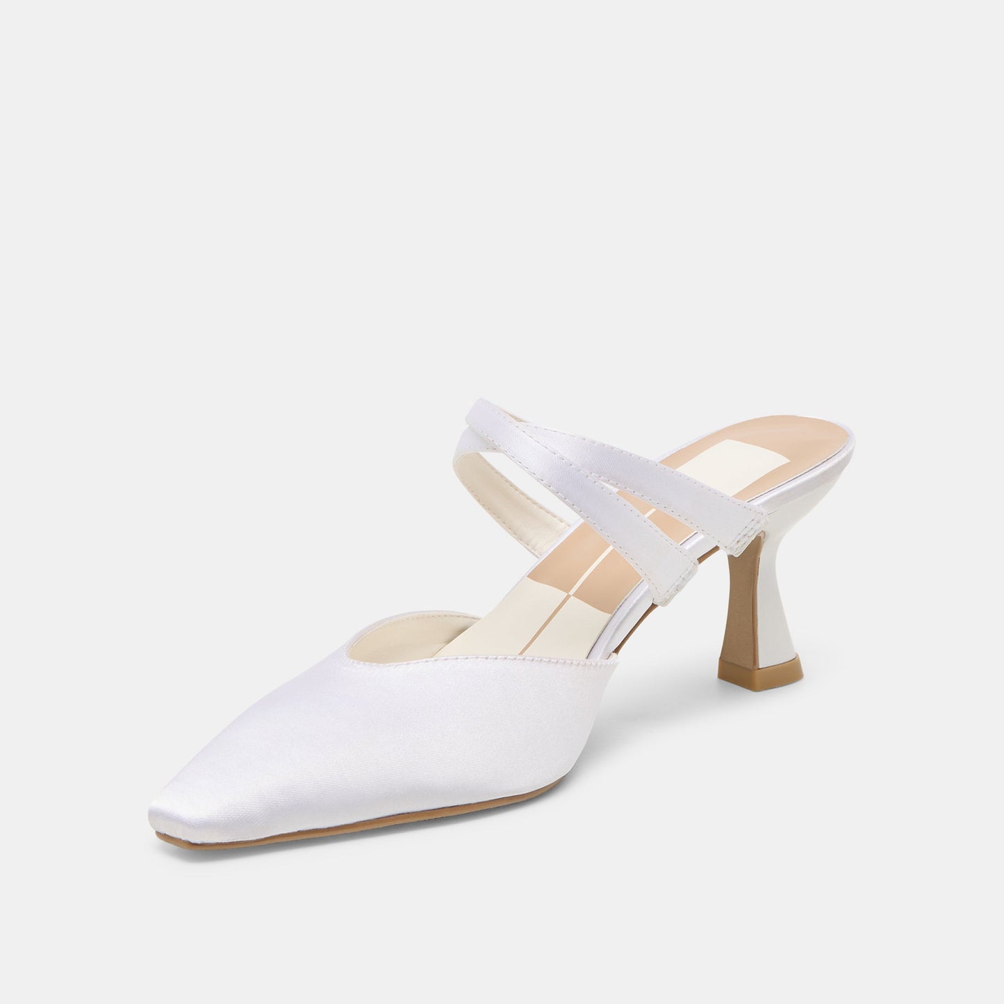 Linore True White Satin Heels Dolce Vita Sale