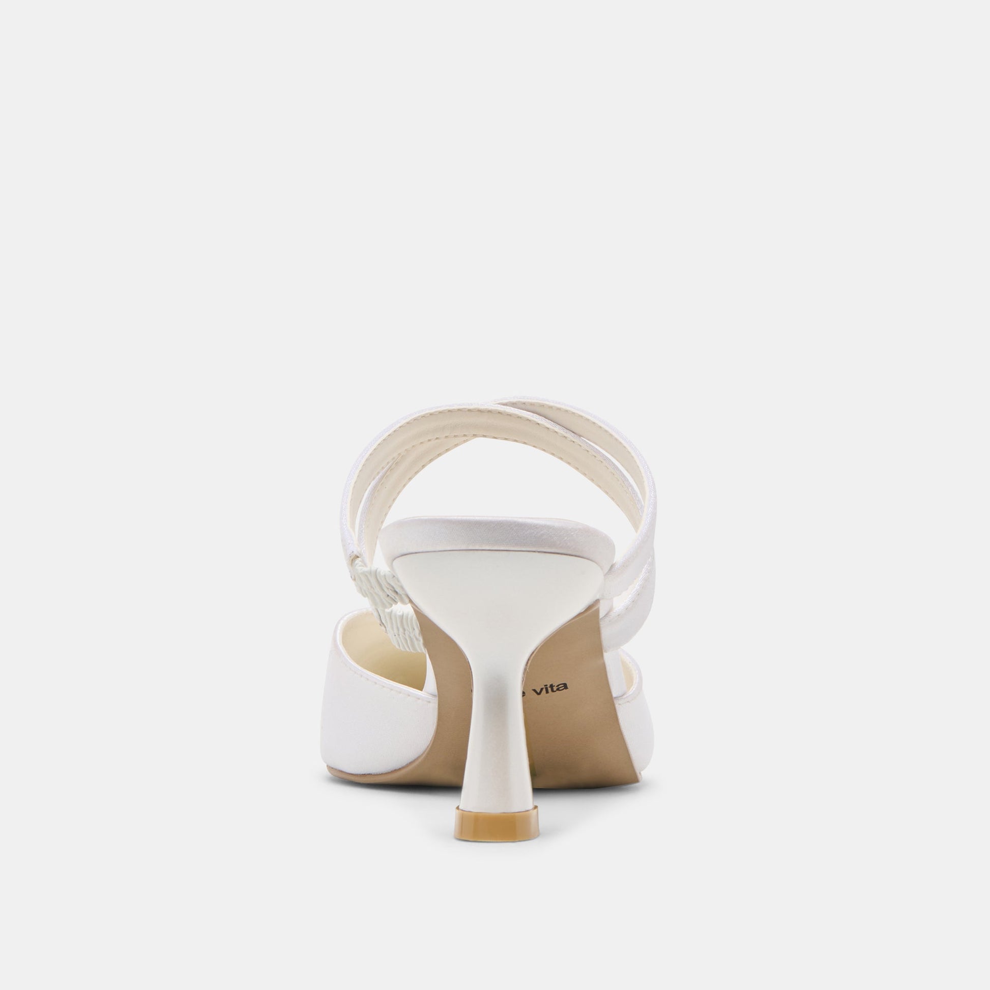 Linore True White Satin Heels Dolce Vita Sale