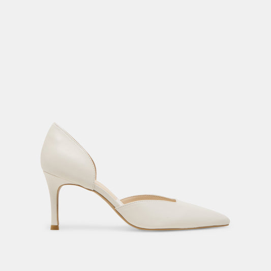 ELOY HEELS WHITE LEATHER
 – Dolce Vita Dolce Vita On sale