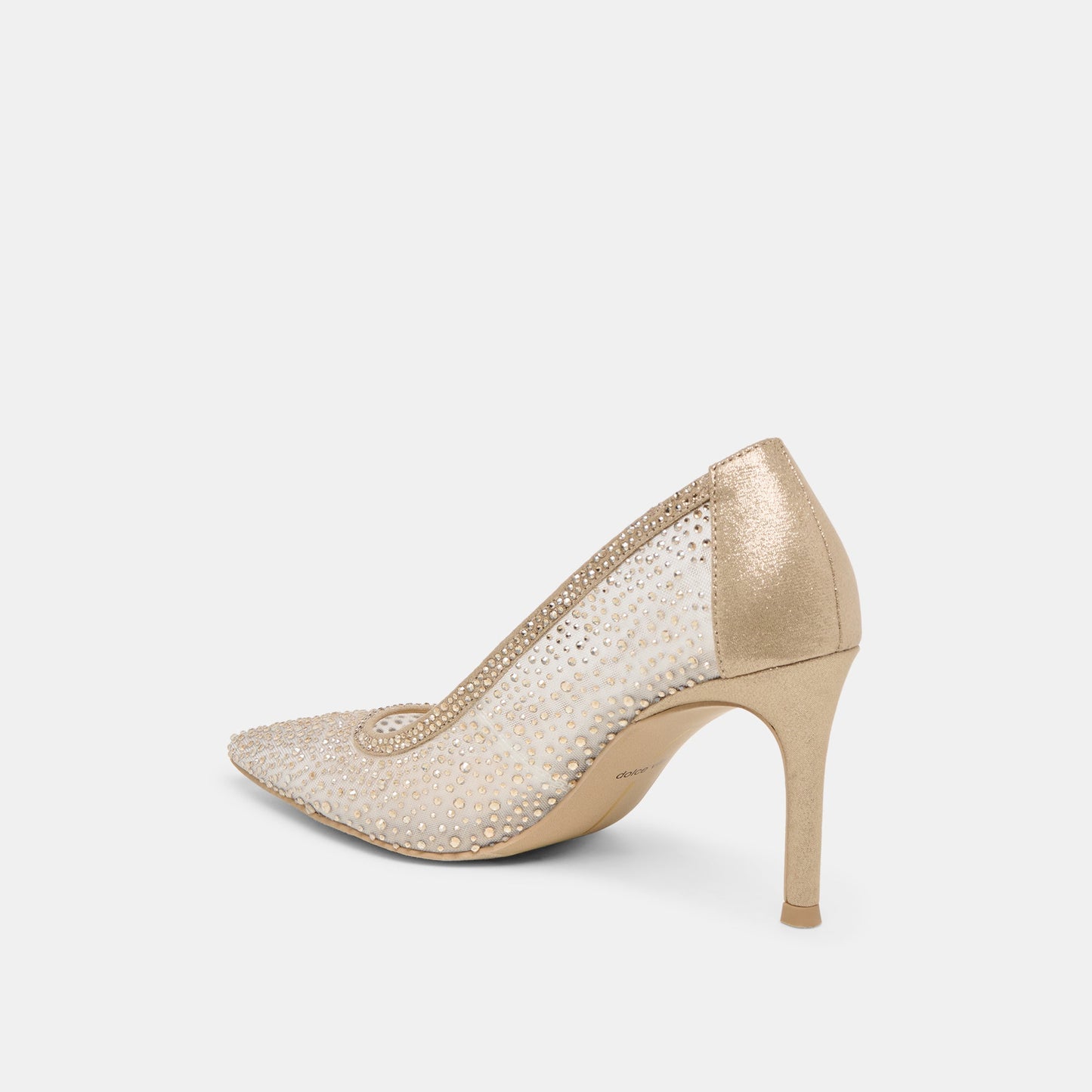 Kashe Crystal Lt Gold Mesh Heels Dolce Vita For sale