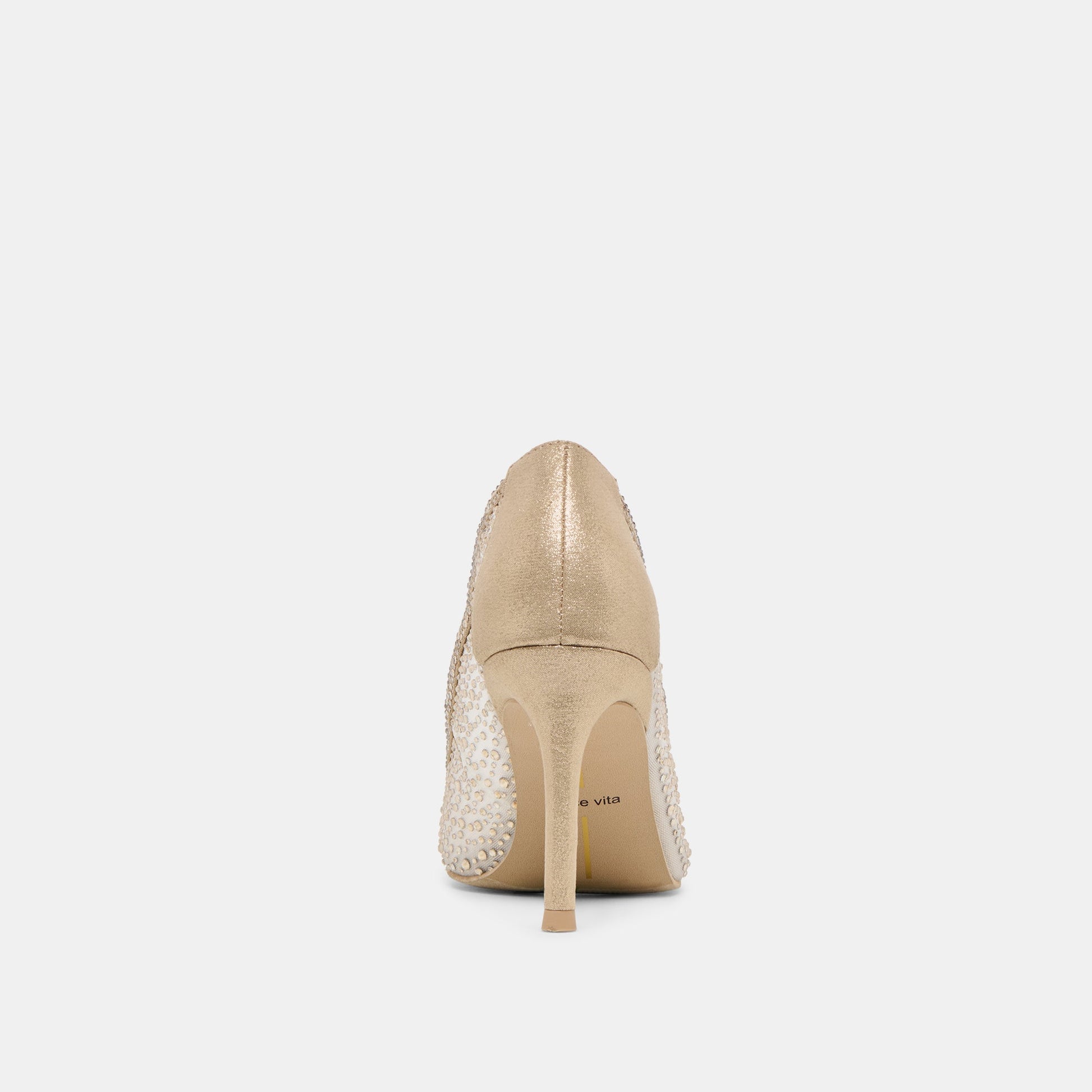 Kashe Crystal Lt Gold Mesh Heels Dolce Vita For sale