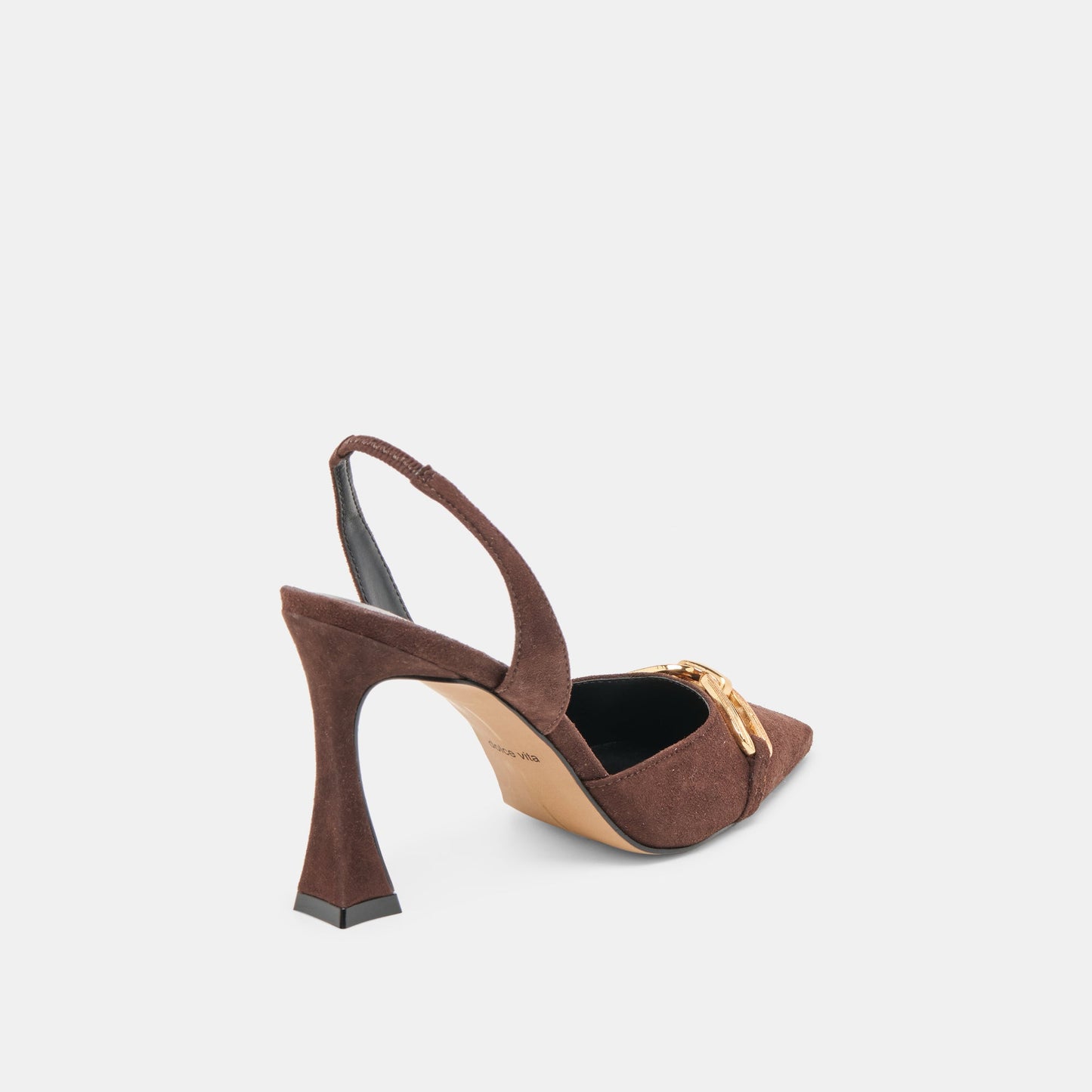 Malik Mahogany Nubuck Heels Dolce Vita New
