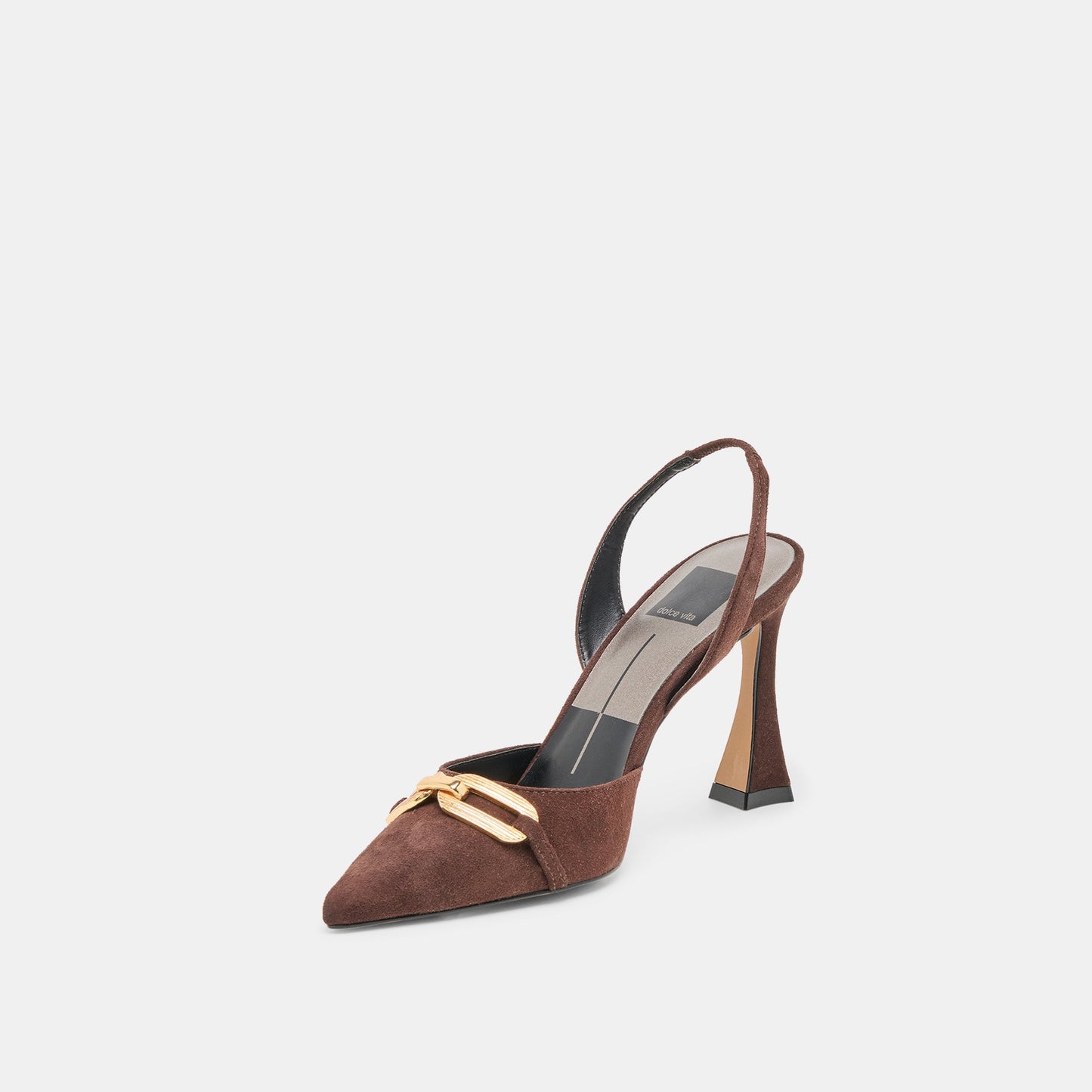 Malik Mahogany Nubuck Heels Dolce Vita New