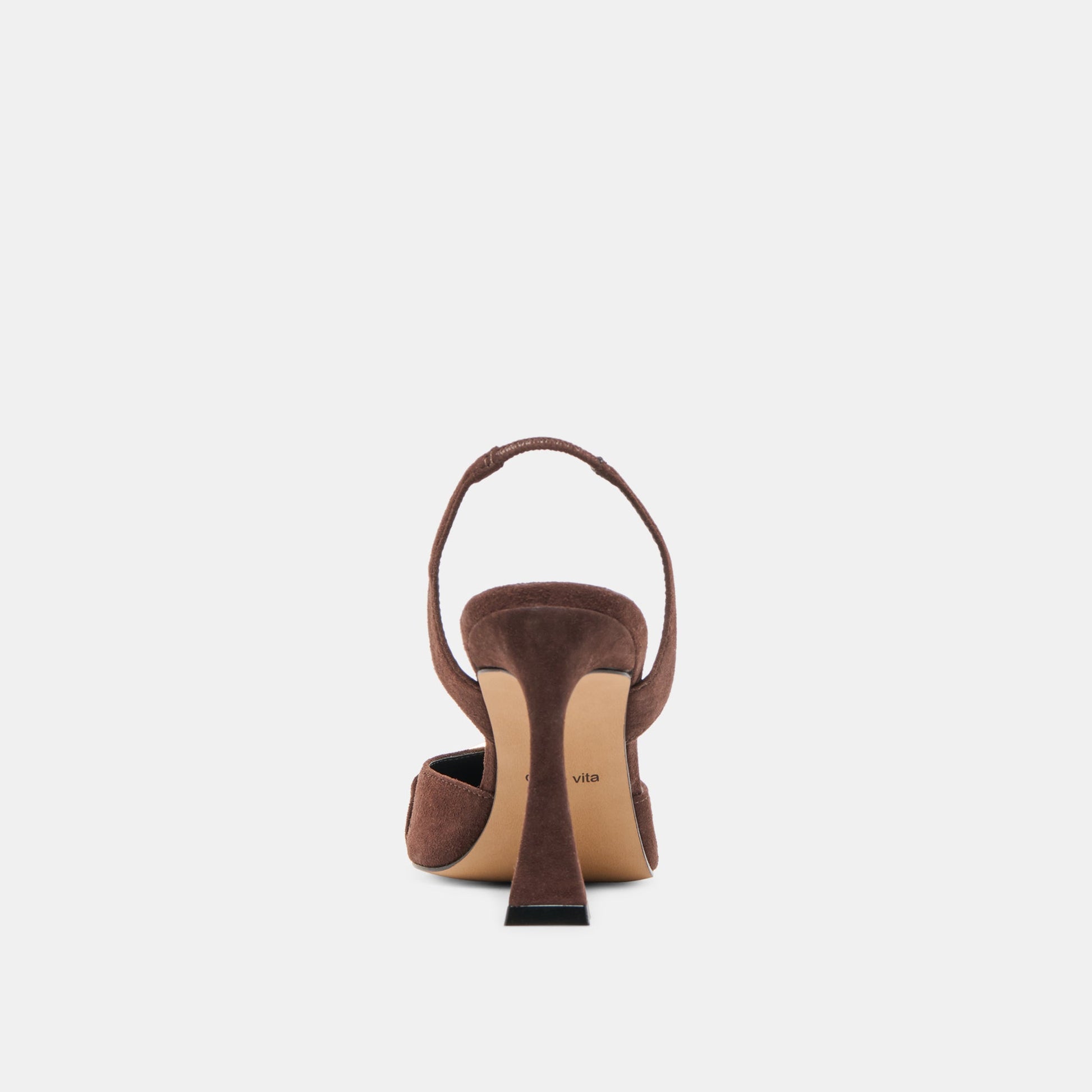 Malik Mahogany Nubuck Heels Dolce Vita New
