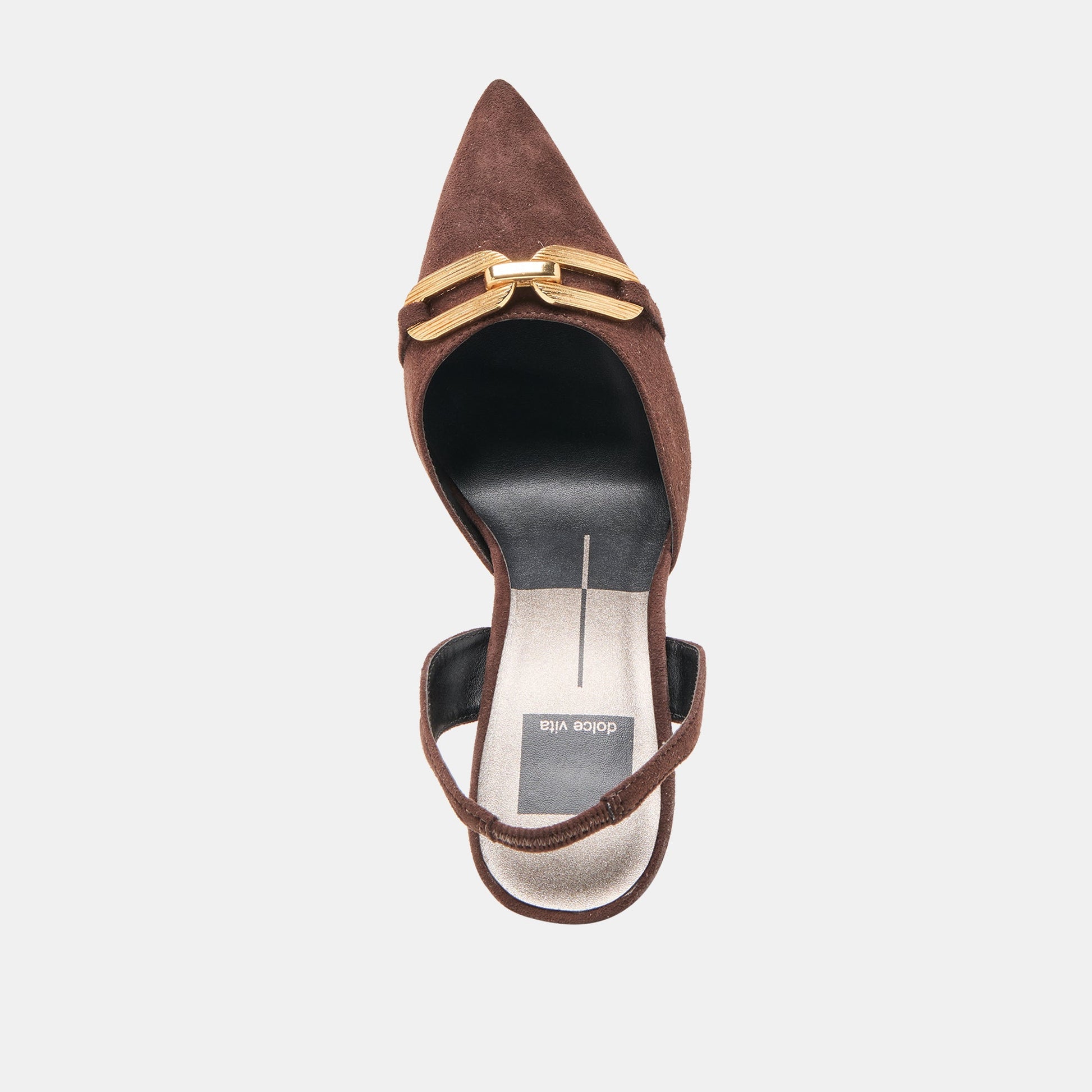 Malik Mahogany Nubuck Heels Dolce Vita New